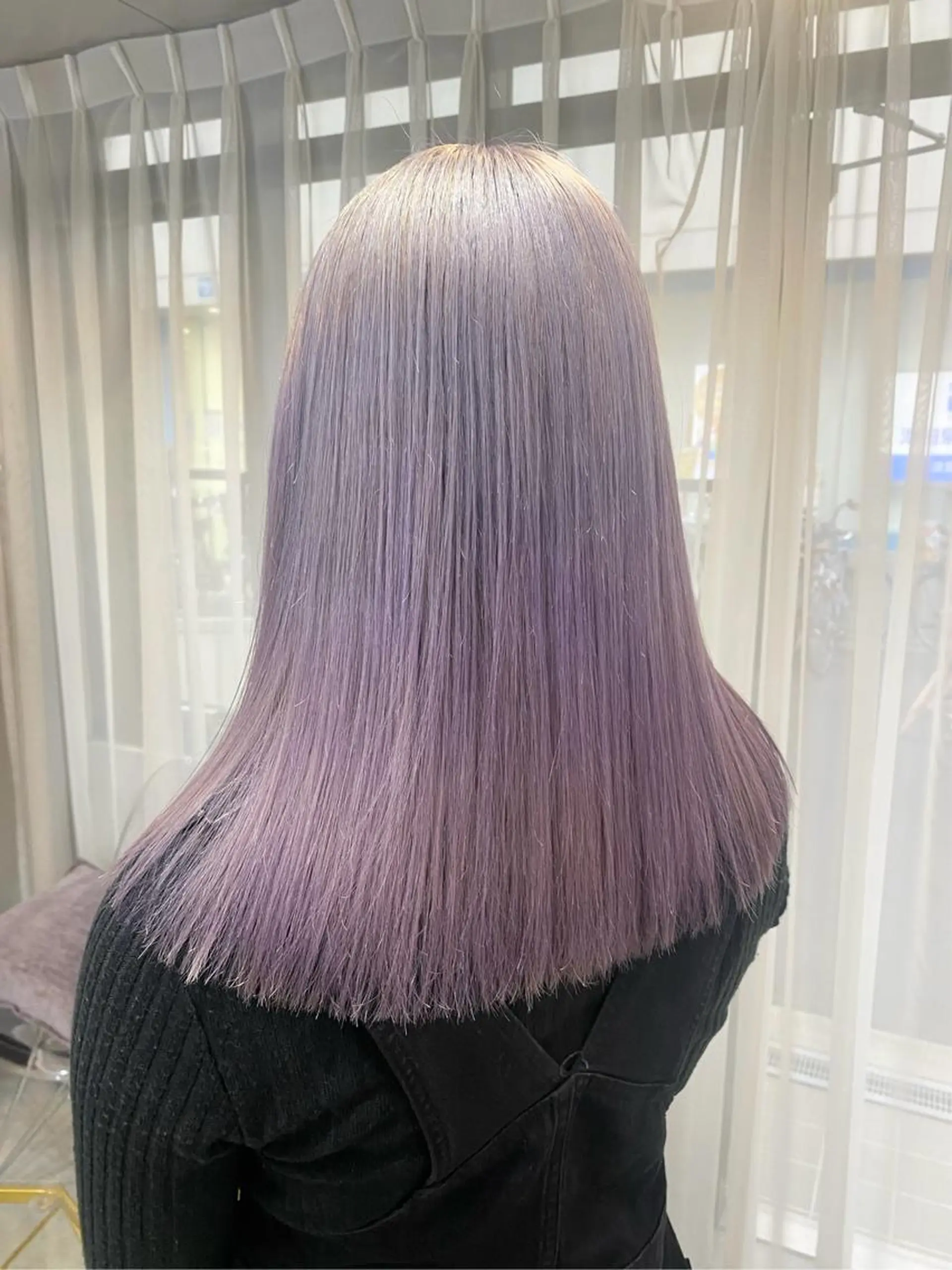 セミロング カラー ヘアアレンジ ヘアカラー トリートメント HERMITAGE/ chihiroのヘアスタイル