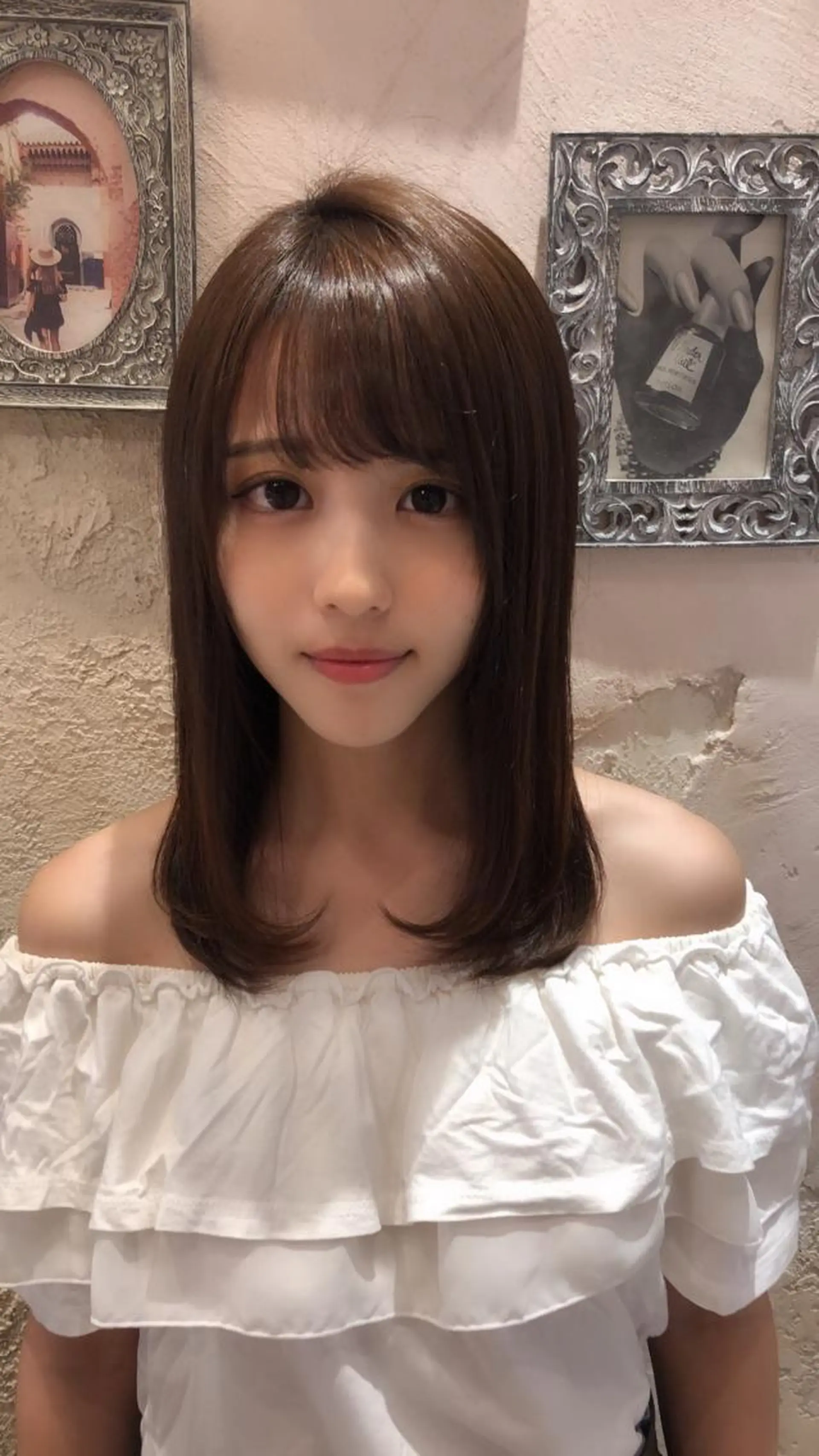 ミディアム カット ヘアカラー トリートメント 代表山口ひな 髪質改善のプロのヘアスタイル