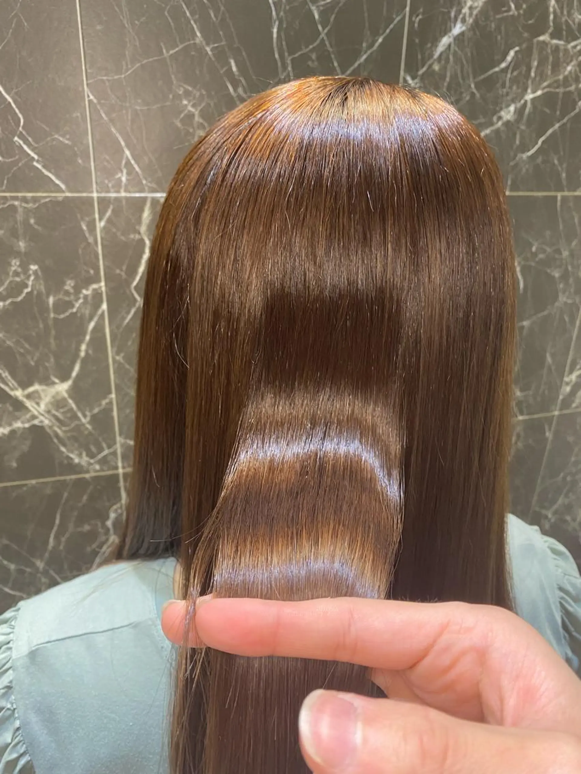 ロング 🔸縮毛矯正/髪質 改善カラー石崎🔸のヘアスタイル