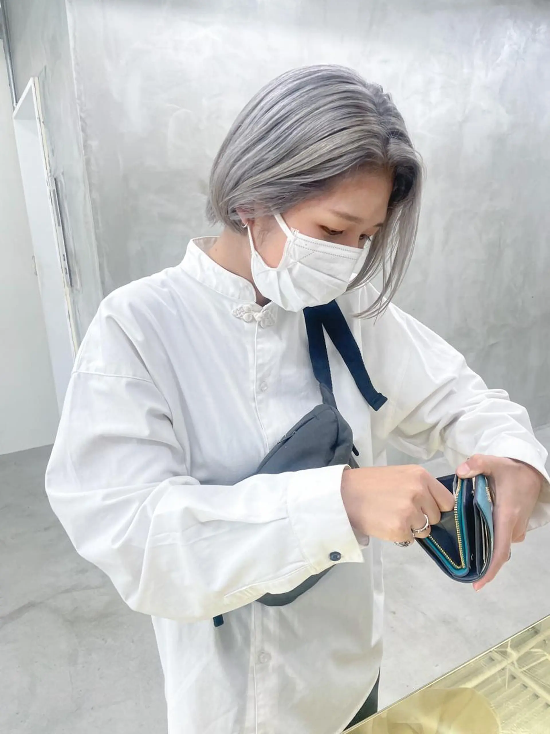 ミディアム カラー ブリーチ カット ヘアカラー トリートメント yurika☁️ 似合わせ｜レイヤーのヘアスタイル