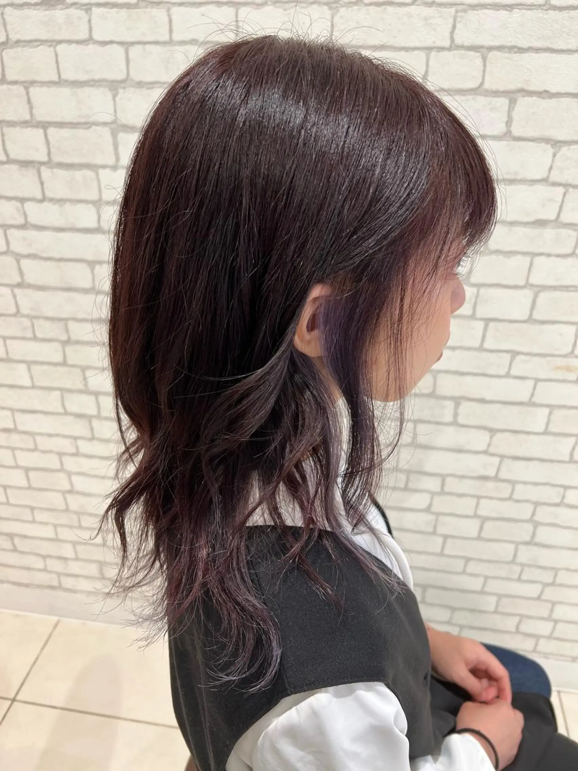 セミロング 🍑とたに ももか🍑のヘアスタイル