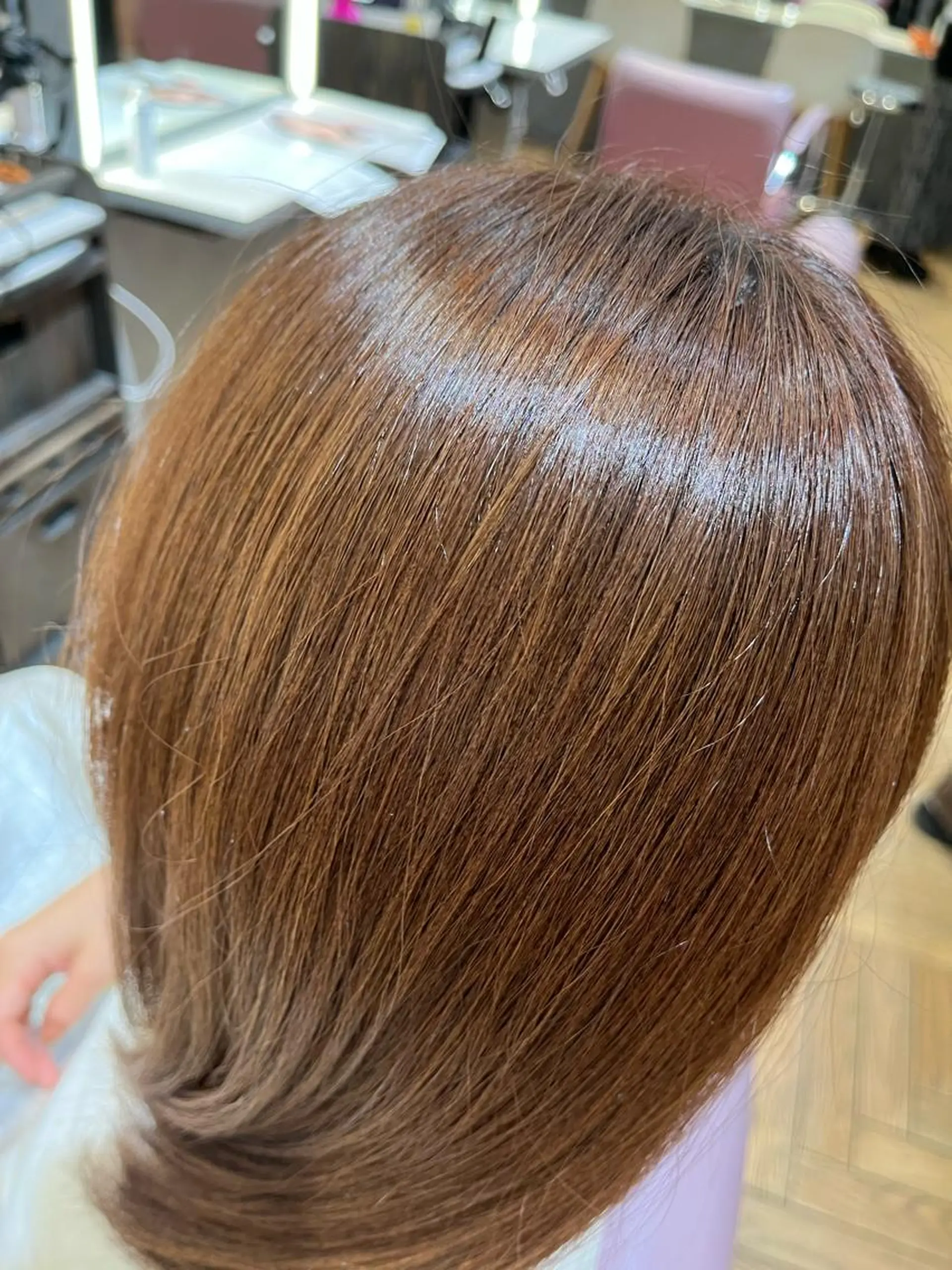 セミロング トリートメント 艶髪/透明感カラー/ METEO/山田凌大のヘアスタイル