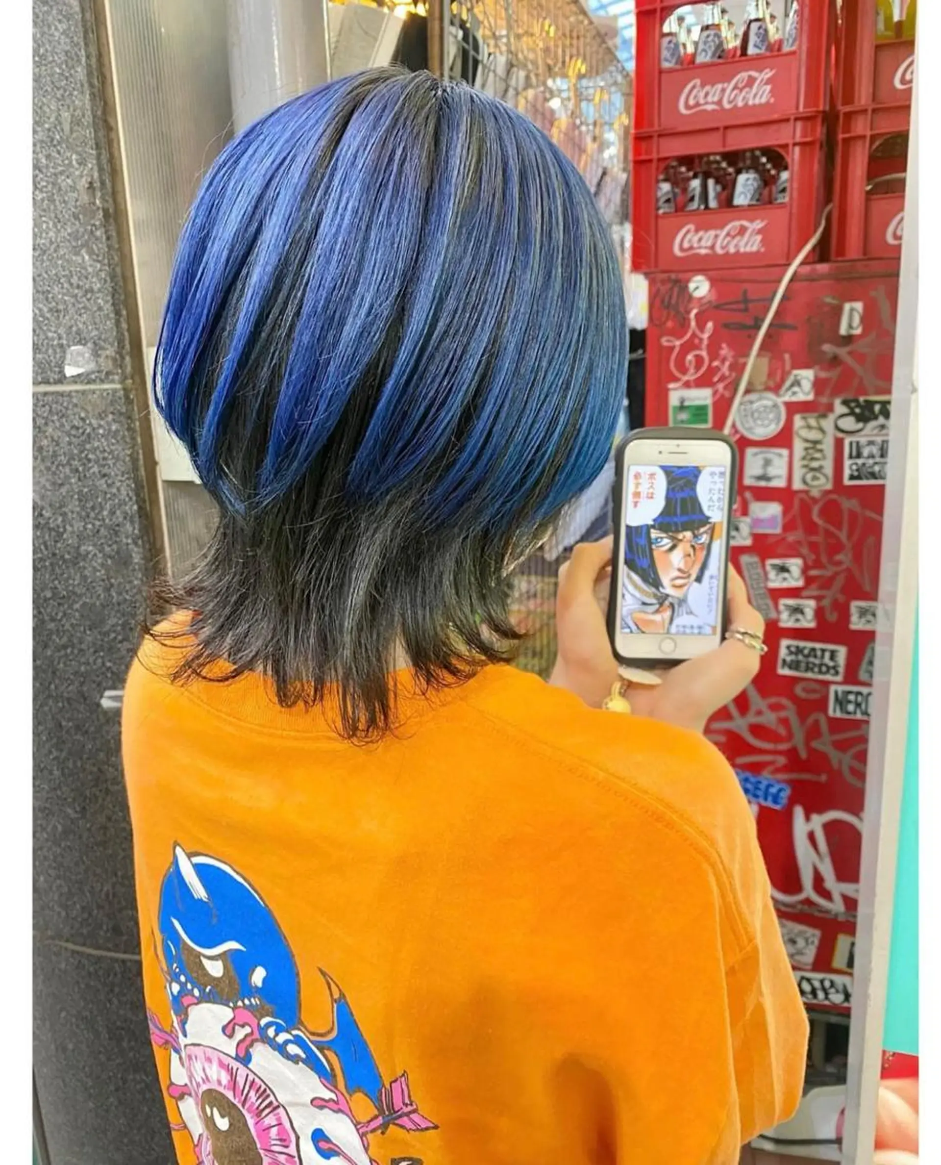 ショート カラー デザインカラー ヘアカラー GARU-ガル-所属・TSUNO🦖 派手髪/オタク美容師のヘアスタイル