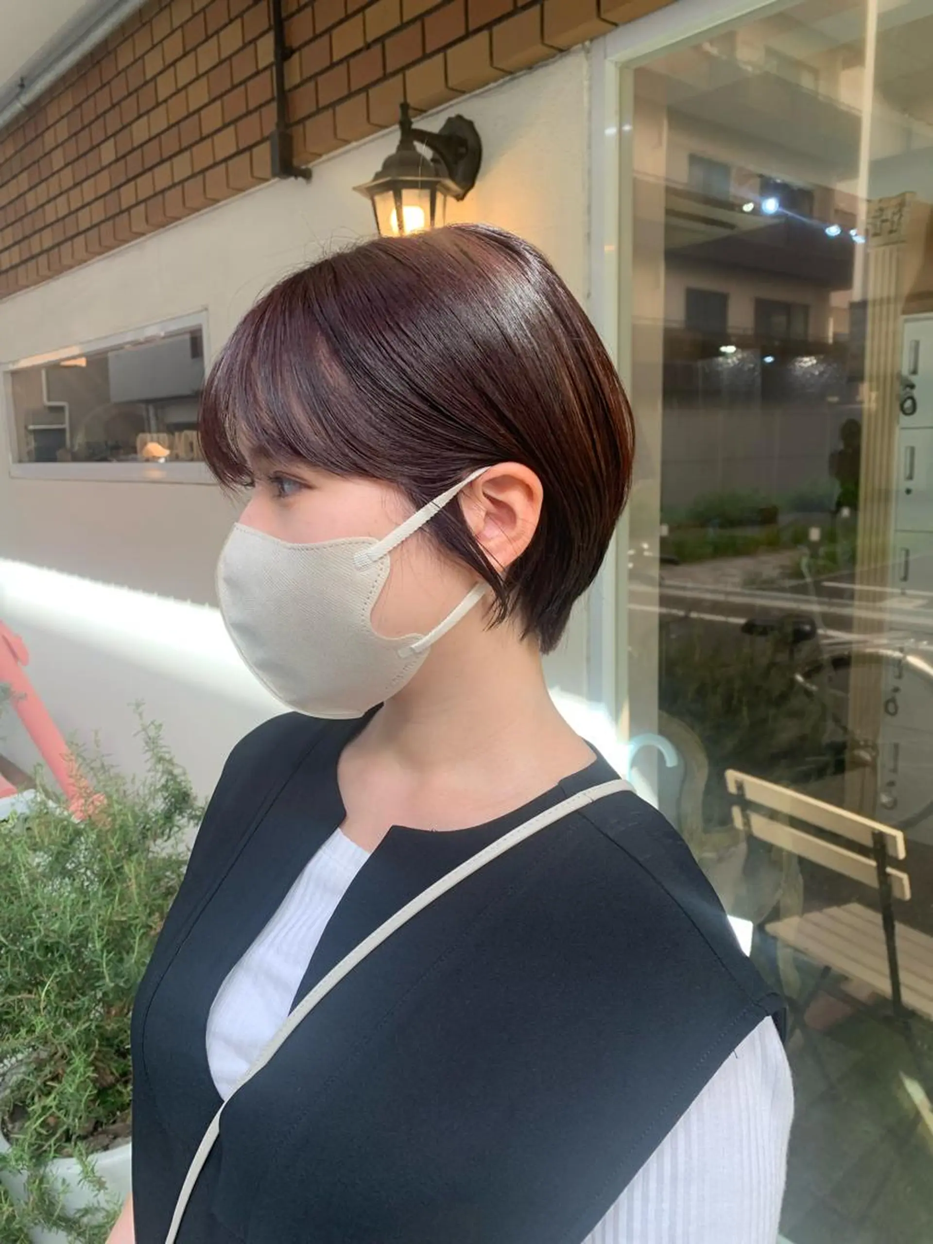 ショート カラー 田中 優衣のヘアスタイル