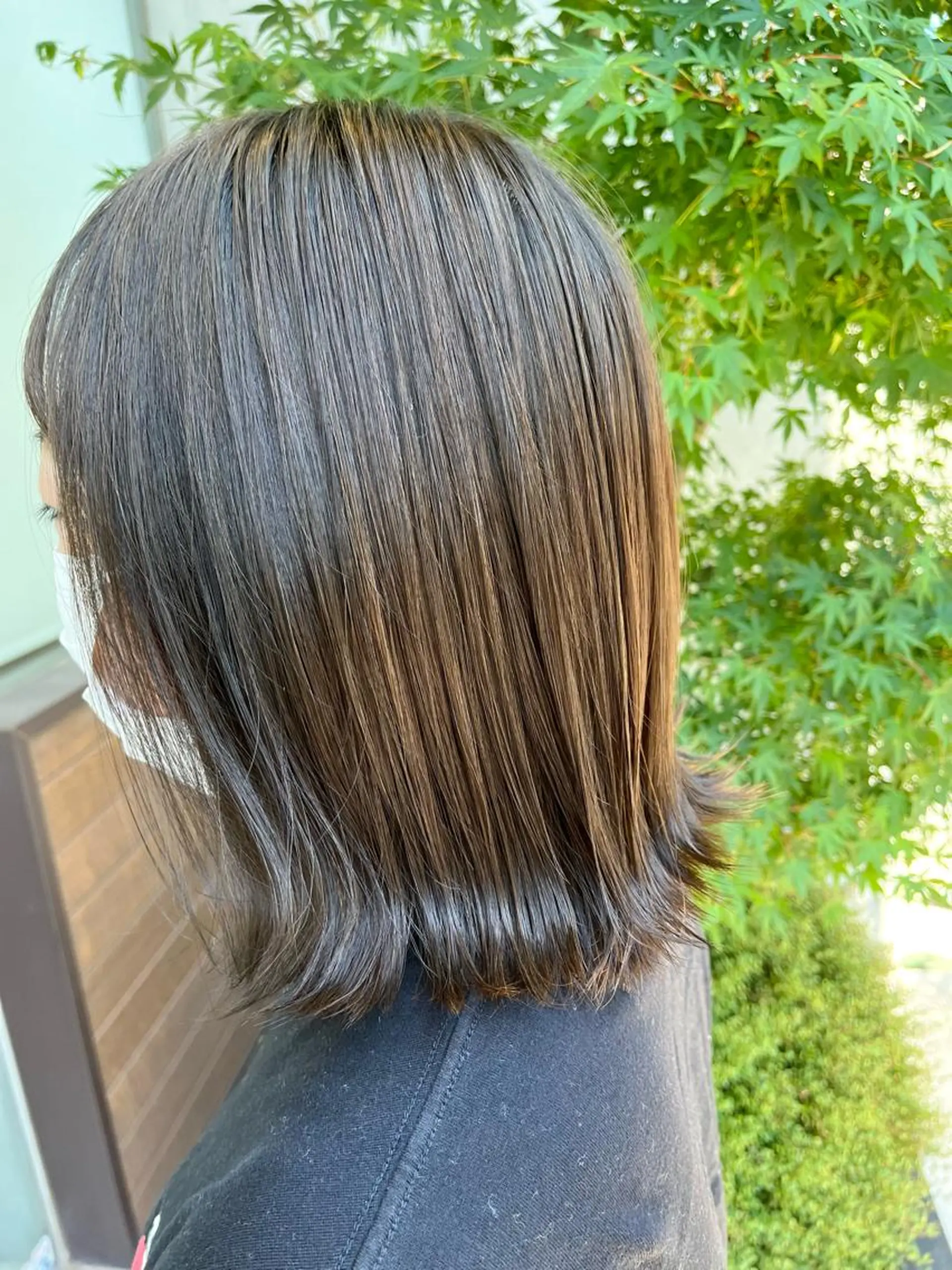 ミディアム ヘアカラー ヘッドスパ 工藤 詩月のヘアスタイル