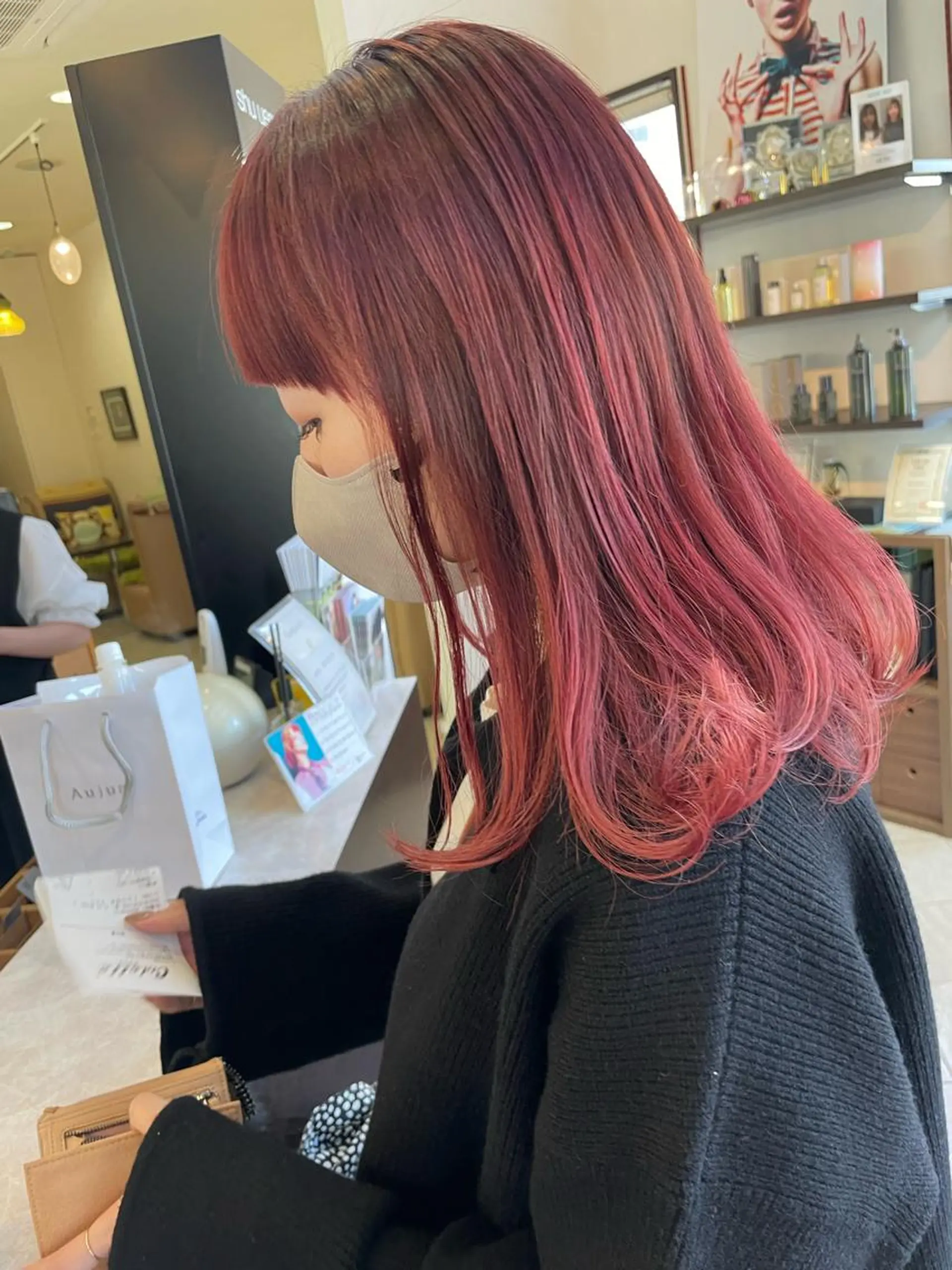 セミロング カラー Colette HAIR所属・コレットヘアー 田中アヤノのヘアスタイル