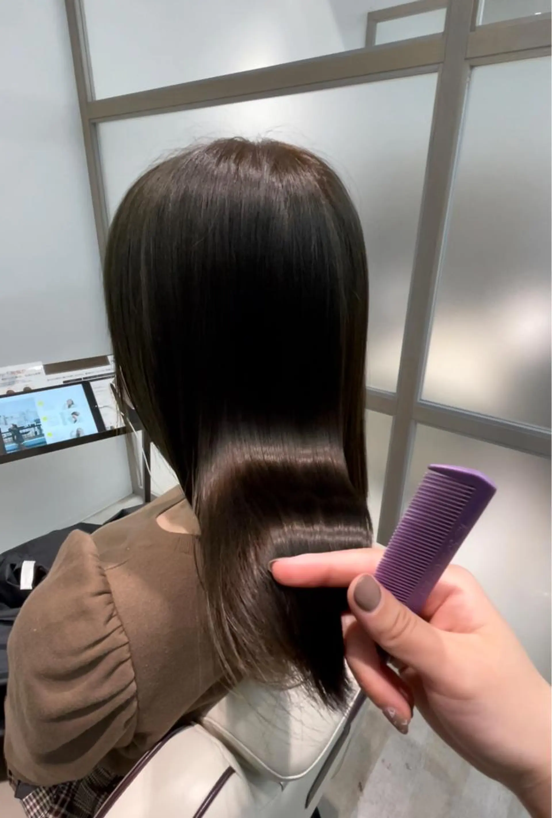 ロング カラー カット ヘアカラー トリートメント 🫧MITO カイレアサロン🫧のヘアスタイル