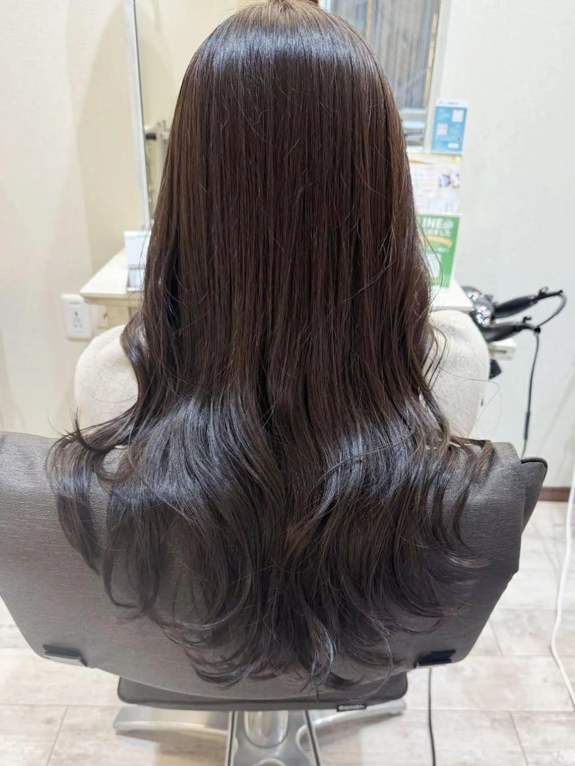 ロング カラー トリートメント カット ヘアカラー トリートメント 艶カラー/ レイヤー/栄/あやかのヘアスタイル