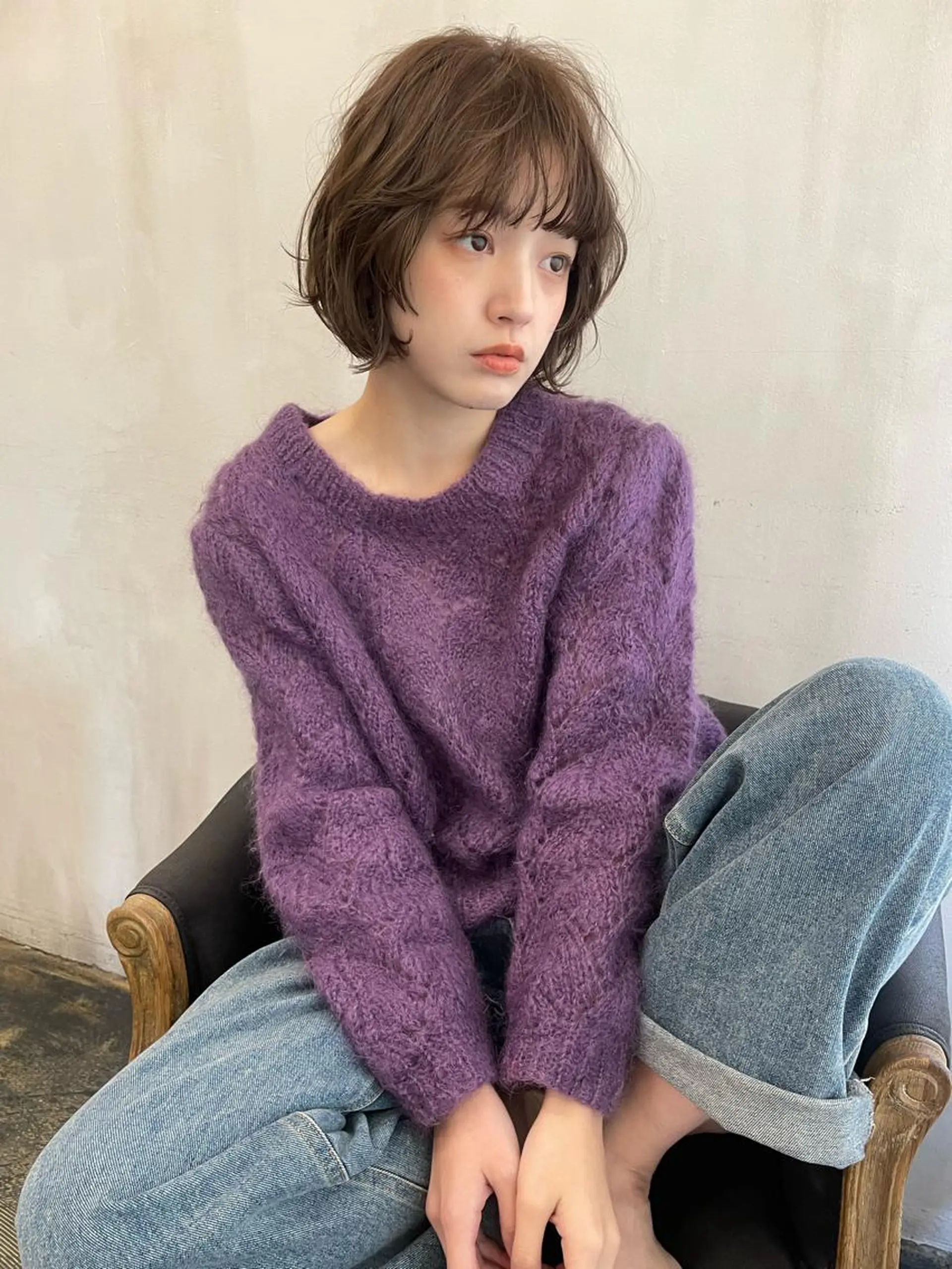 ショート カラー カット ヘアカラー トリートメント ショート/ボブ専門 宮脇美奈/南船場のヘアスタイル