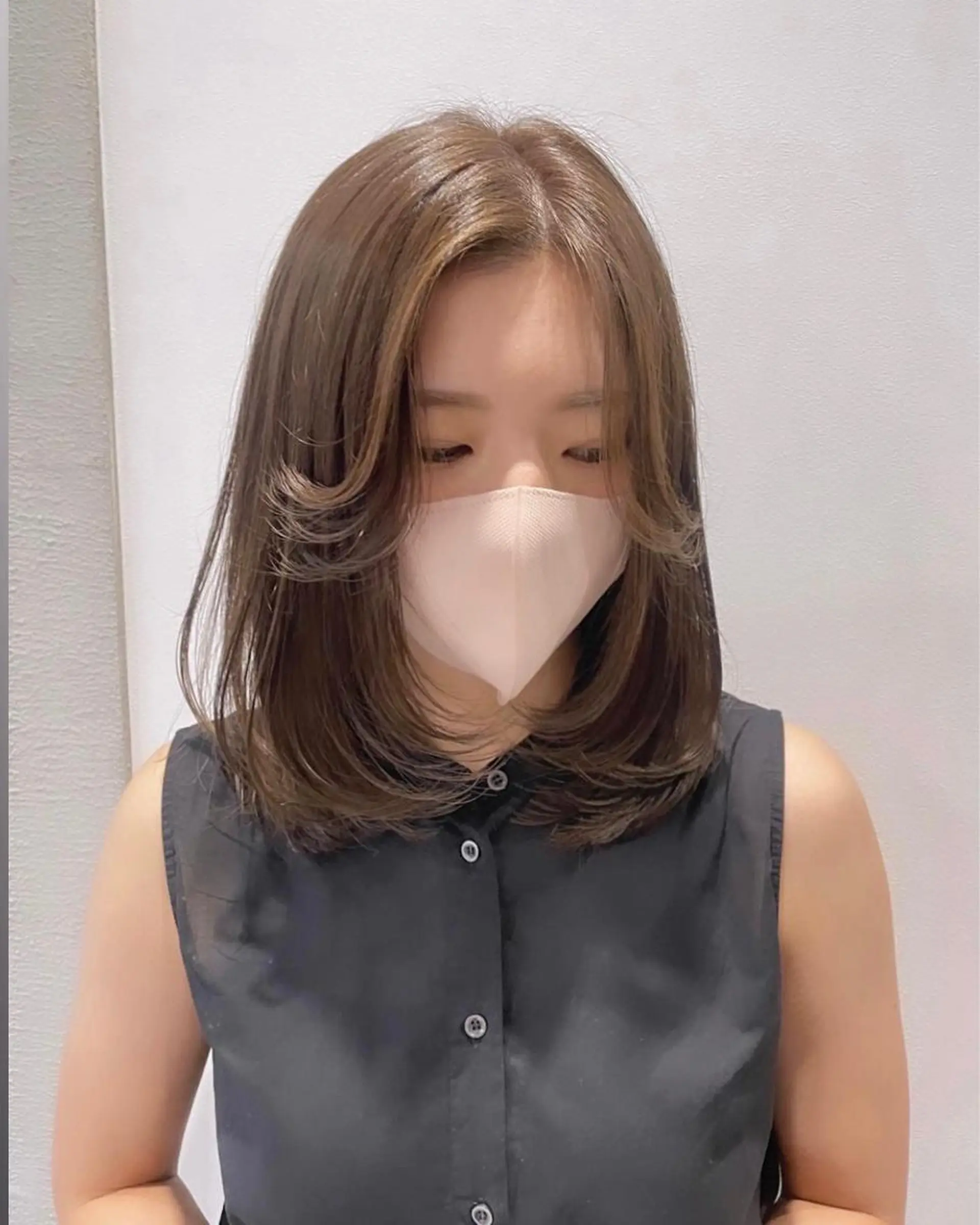 ミディアム 銀座/レイヤーカット 🤍内野すみれのヘアスタイル