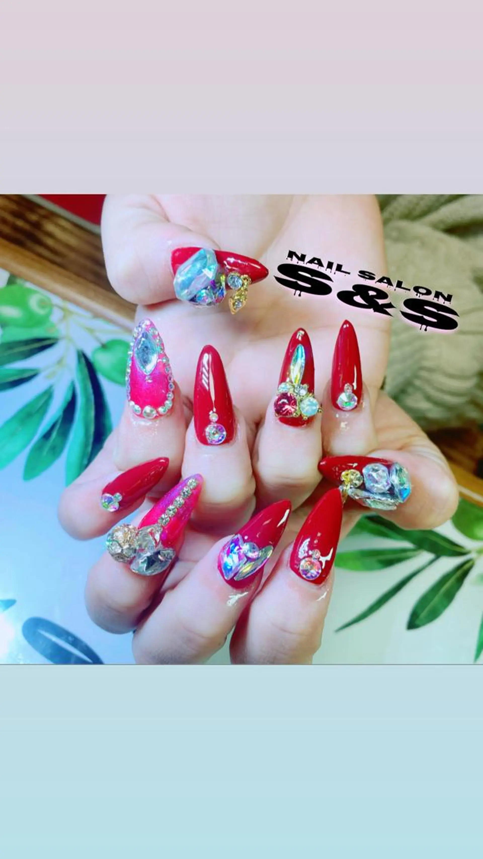 ネイル 長さ出し メンズネイル 持ち込み スカルプネイル S&S 村田小百合のネイルデザイン