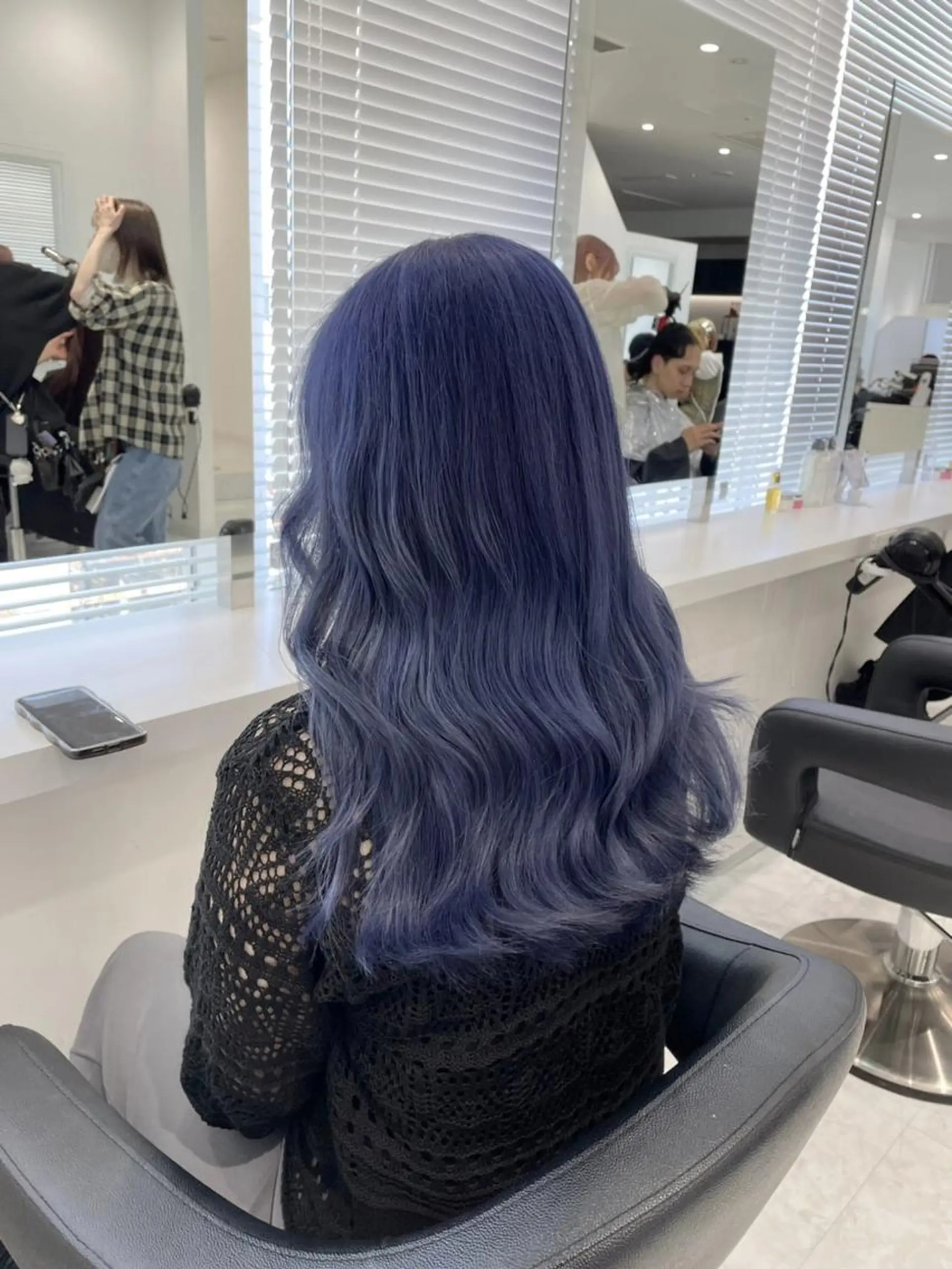 セミロング ヘアカラー トリートメント 🤍韓国寒色カラー 🤍MADOKAのヘアスタイル