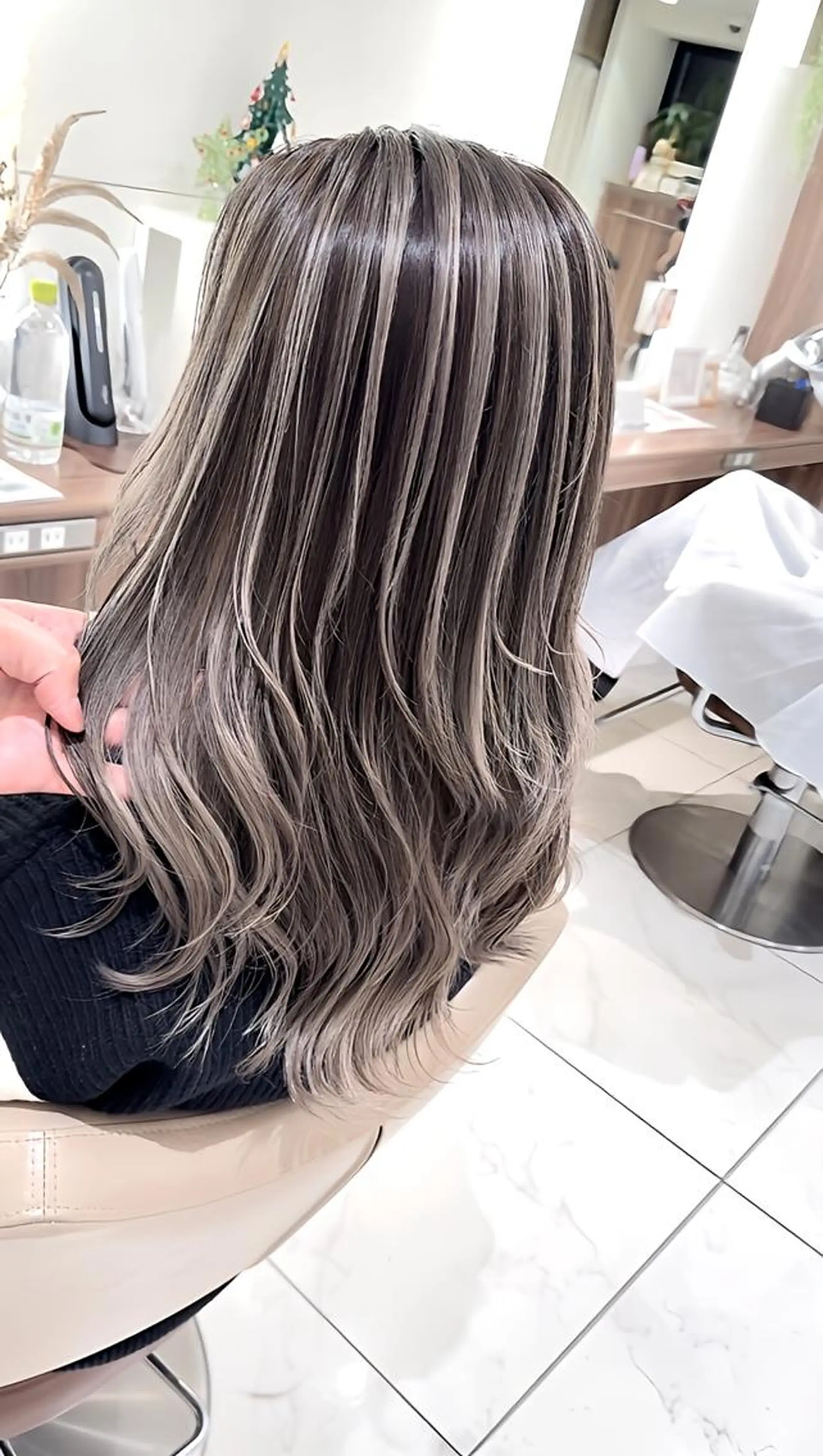 ロング カラー バレイヤージュ 髪質改善 レイヤーカット ヘアカラー トリートメント 大宮/バレイヤージュ 髪質改善/澤田隆誠のヘアスタイル