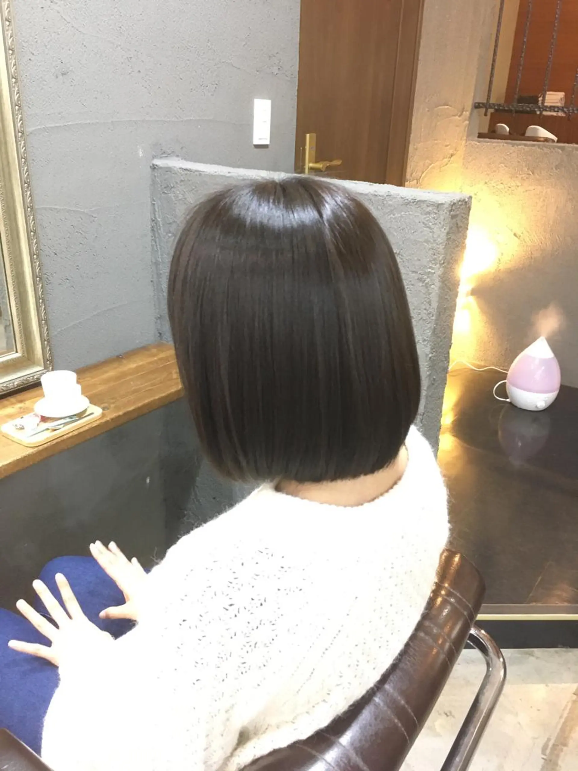 ショート カラー アッシュ アッシュブラウン ブラウンカラー ヘアカラー トリートメント ヘッドスパ 桜田 修未のヘアスタイル