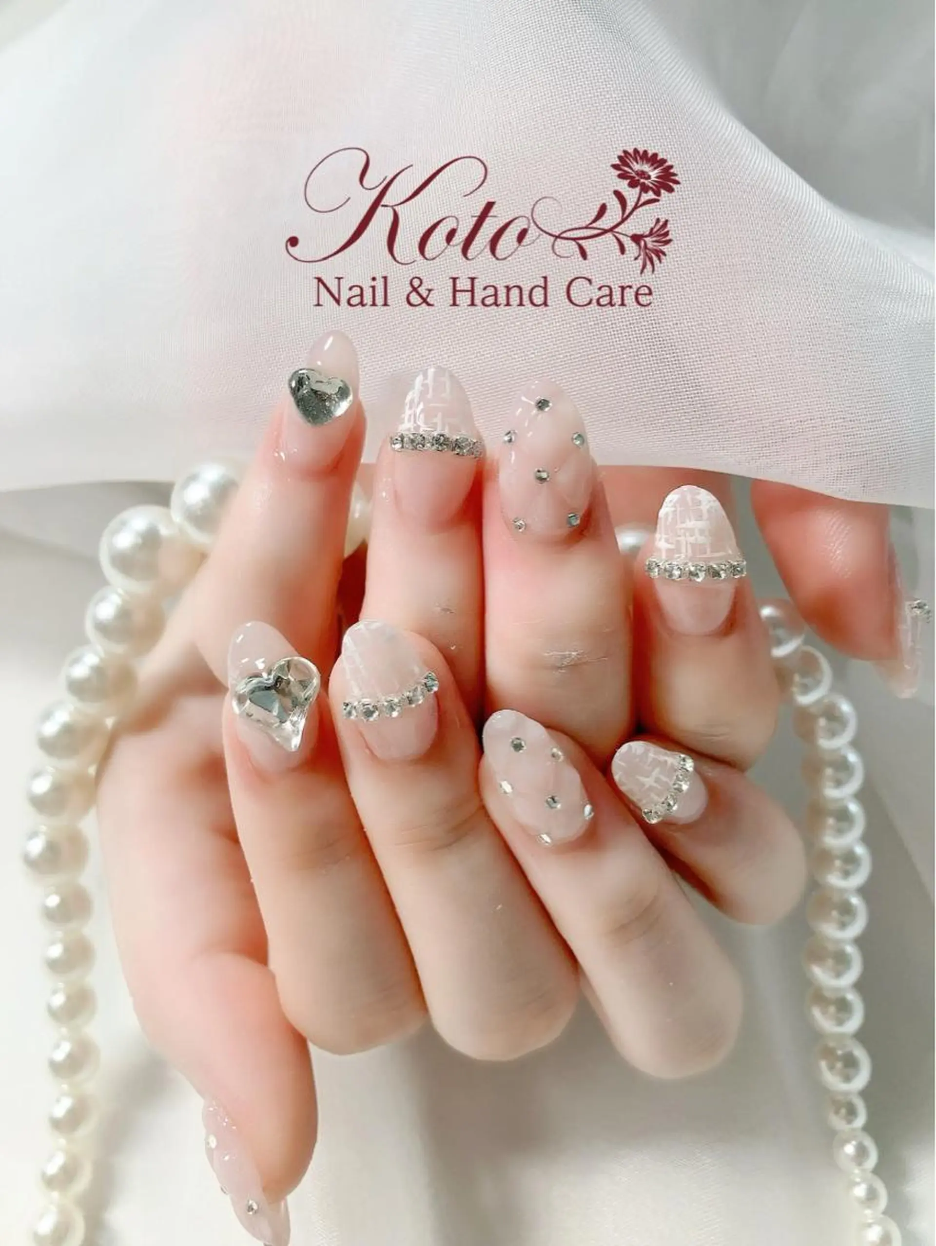 ネイル 長さ出し フットネイル フレンチネイル ジェルネイル 韓国ネイル Risa ネイルサロンKOTOのネイルデザイン