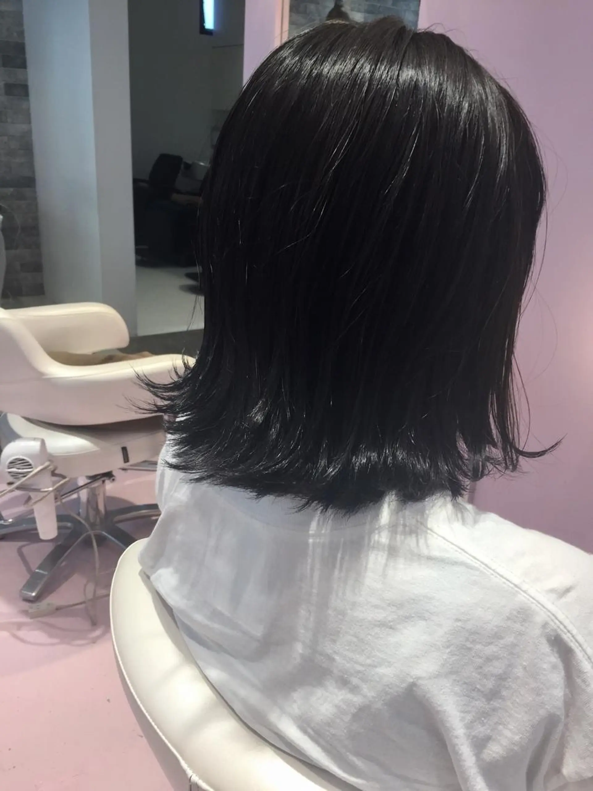 ミディアム カット ヘアカラー トリートメント ヘッドスパ 所渉/韓国レイヤー /ウルフカットのヘアスタイル