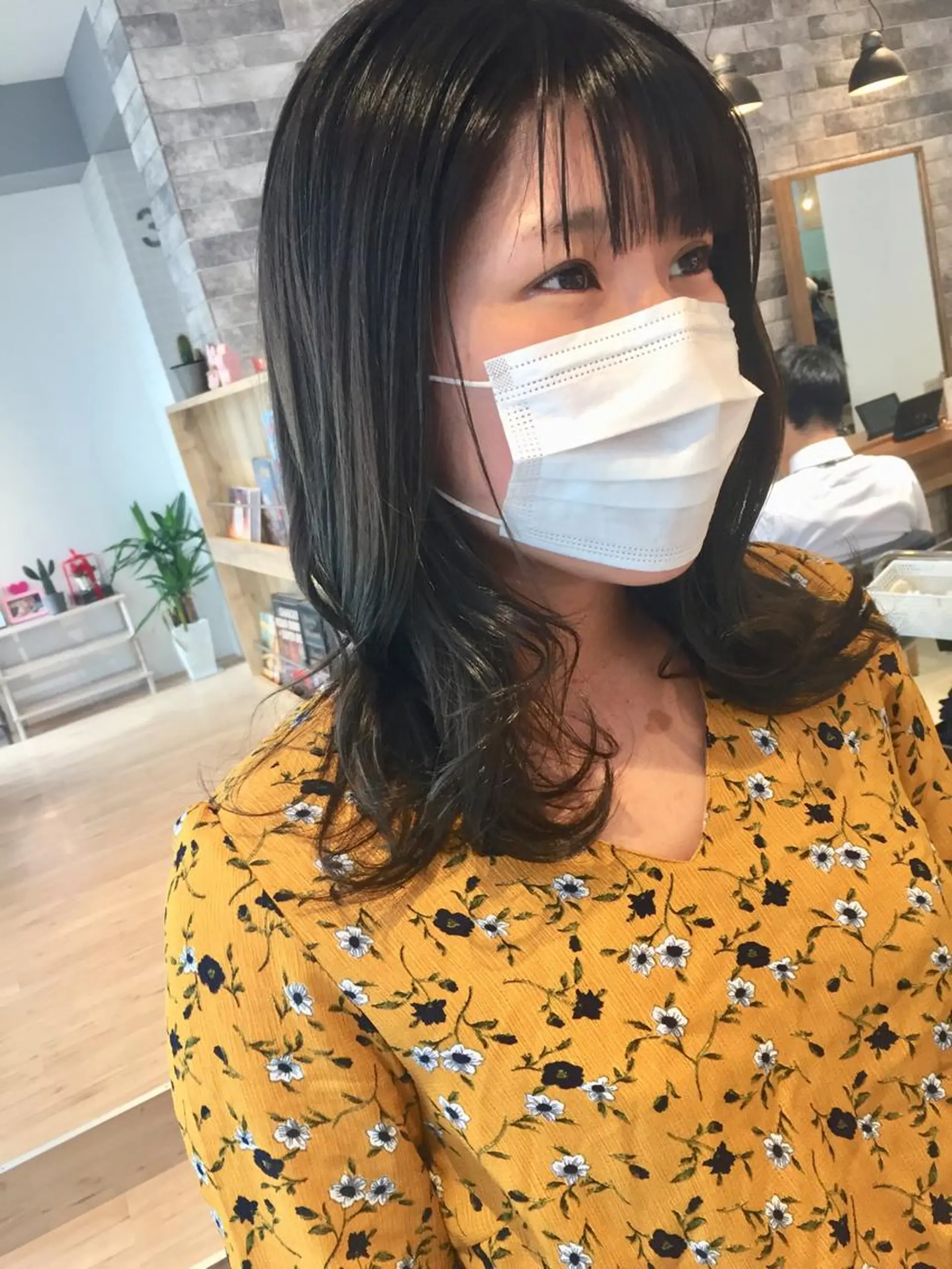 セミロング カット ヘアカラー トリートメント 所渉/韓国レイヤー /ウルフカットのヘアスタイル