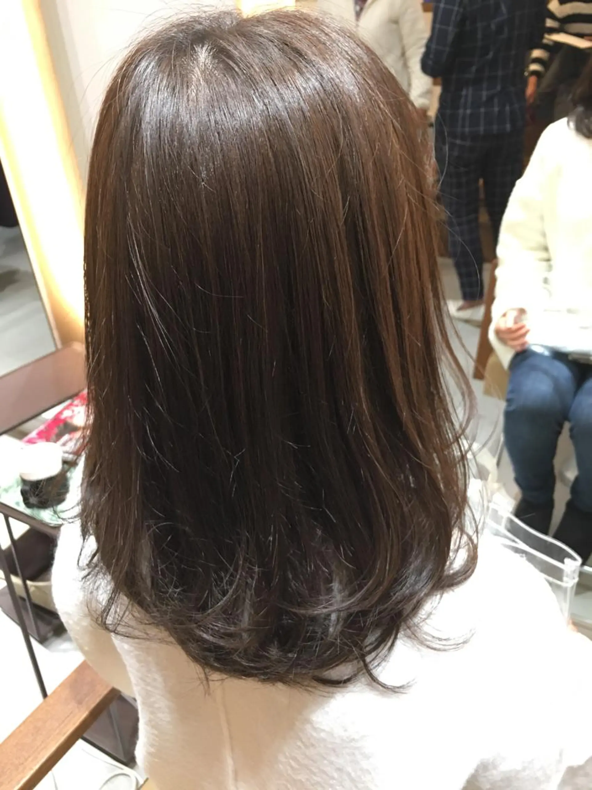 ミディアム カラー イルミナカラー due hair 京都駅前店 MILBON オージュア認定サロン【デューヘアー】所属・ハイトーンブリーチ 土坂　由志【京都】のヘアスタイル