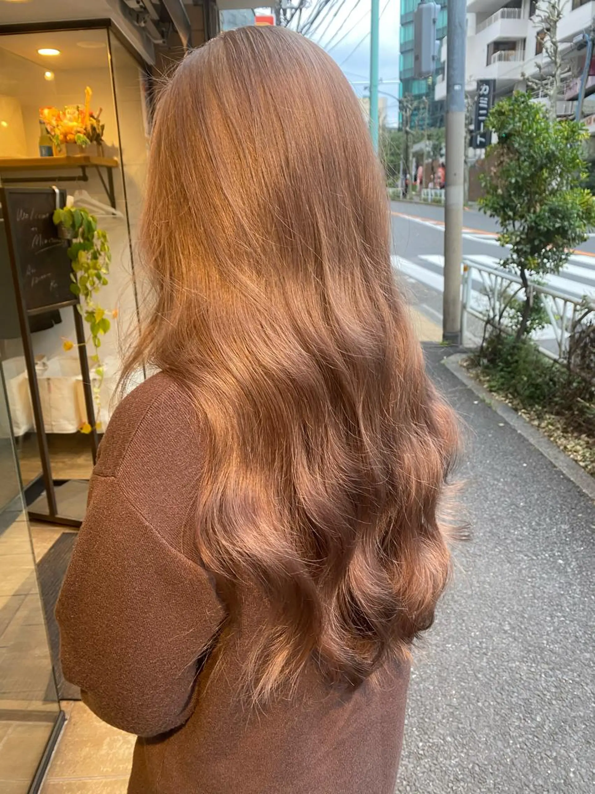 ロング カラー Joule銀座 石山あやのヘアスタイル