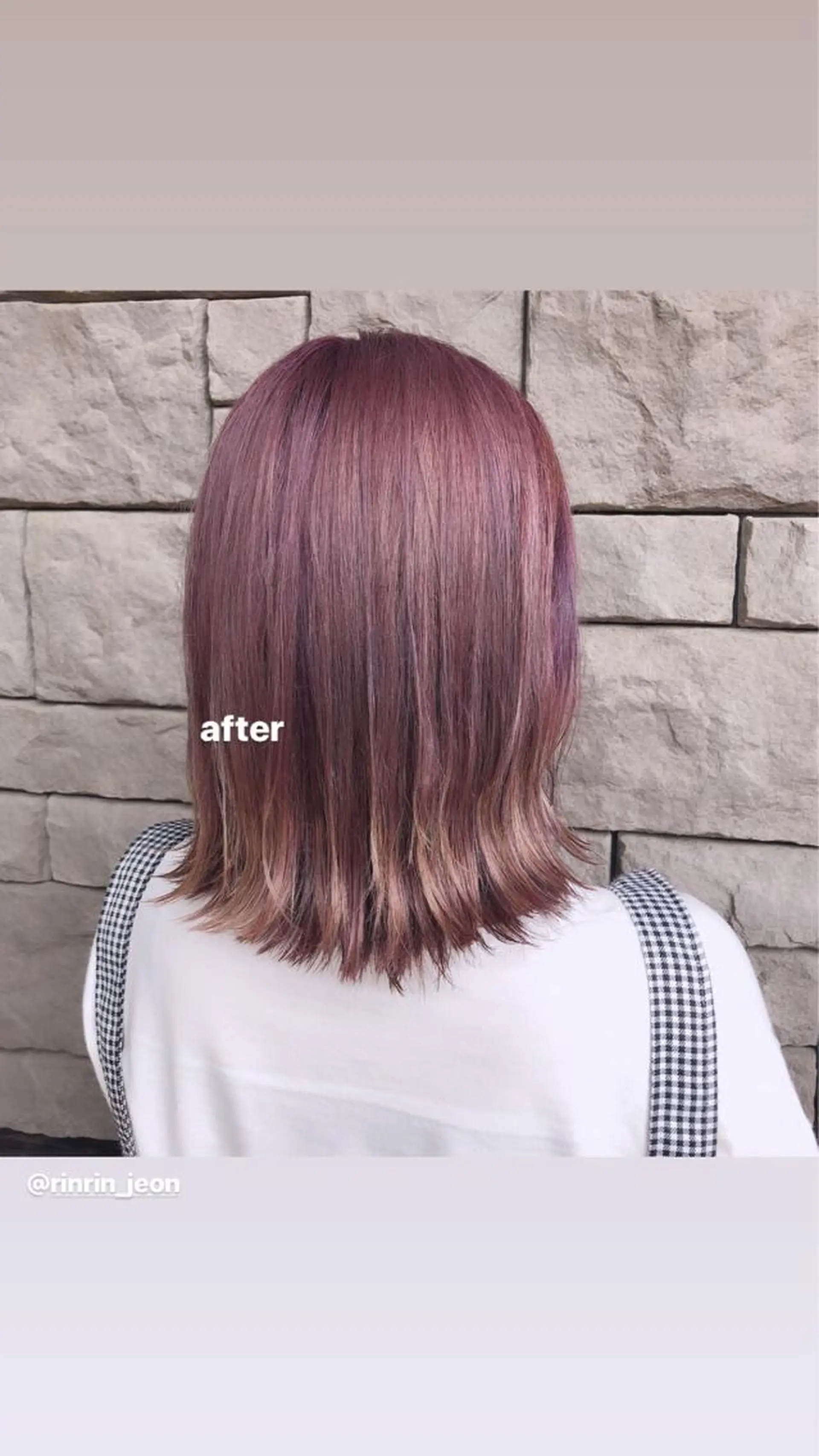 ミディアム カラー 店長/mao/ 前髪/顔周りカットのヘアスタイル