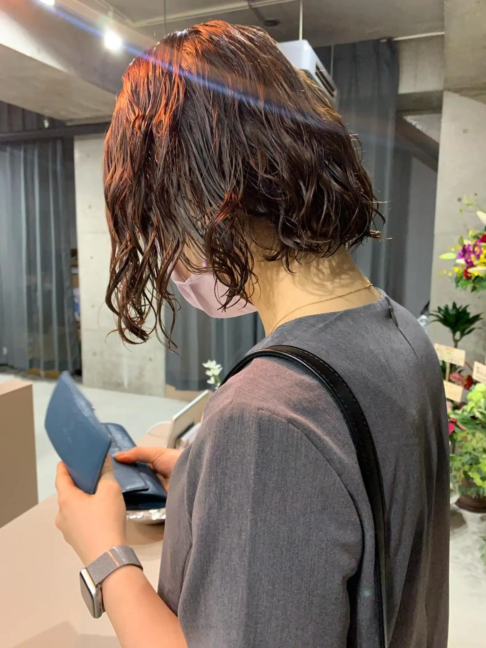 ショート パーマ ボブパーマコテ巻き風 パーマNo1深江秀平のヘアスタイル