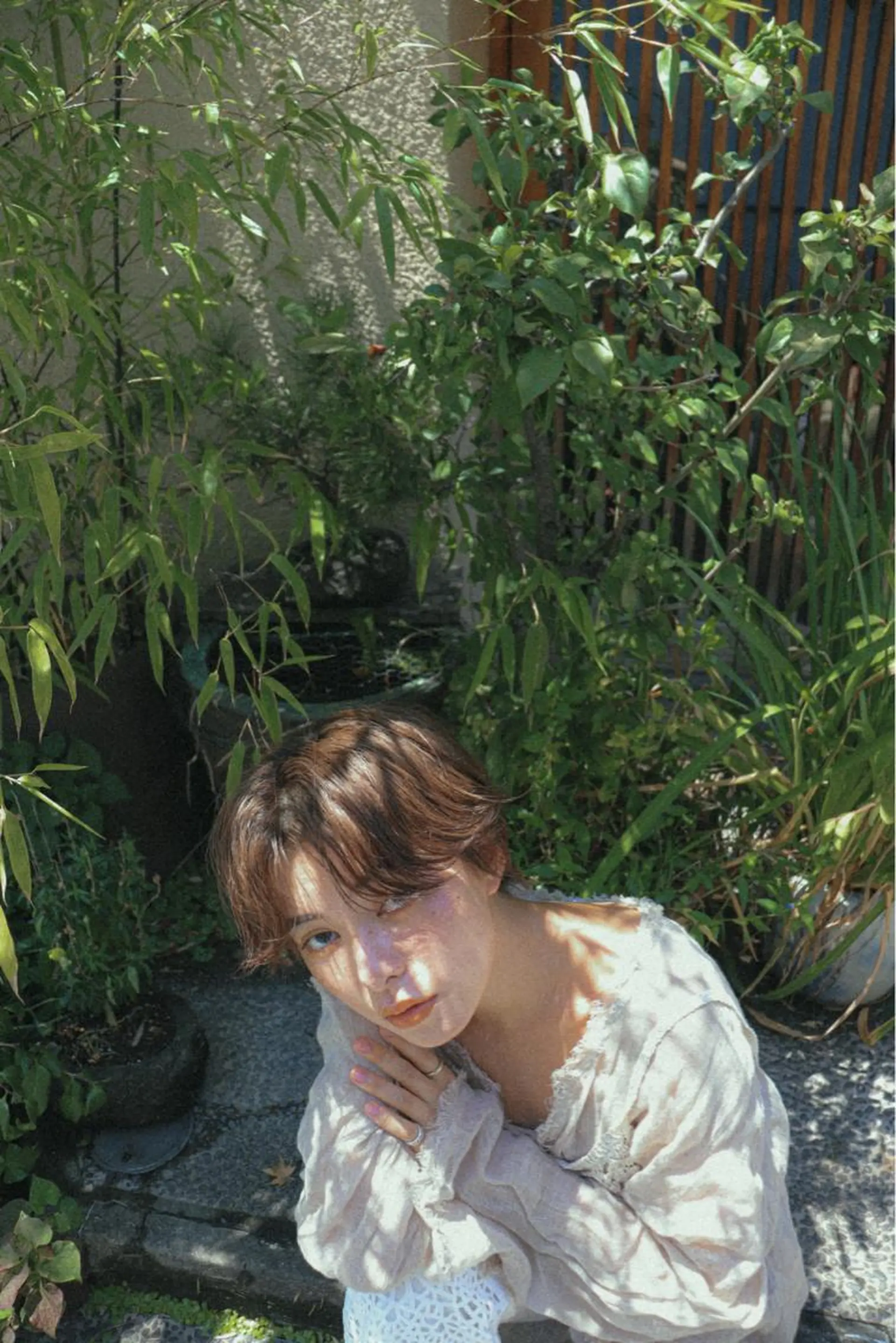 ショート タンバルモリパーマ 礒井メンキのヘアスタイル