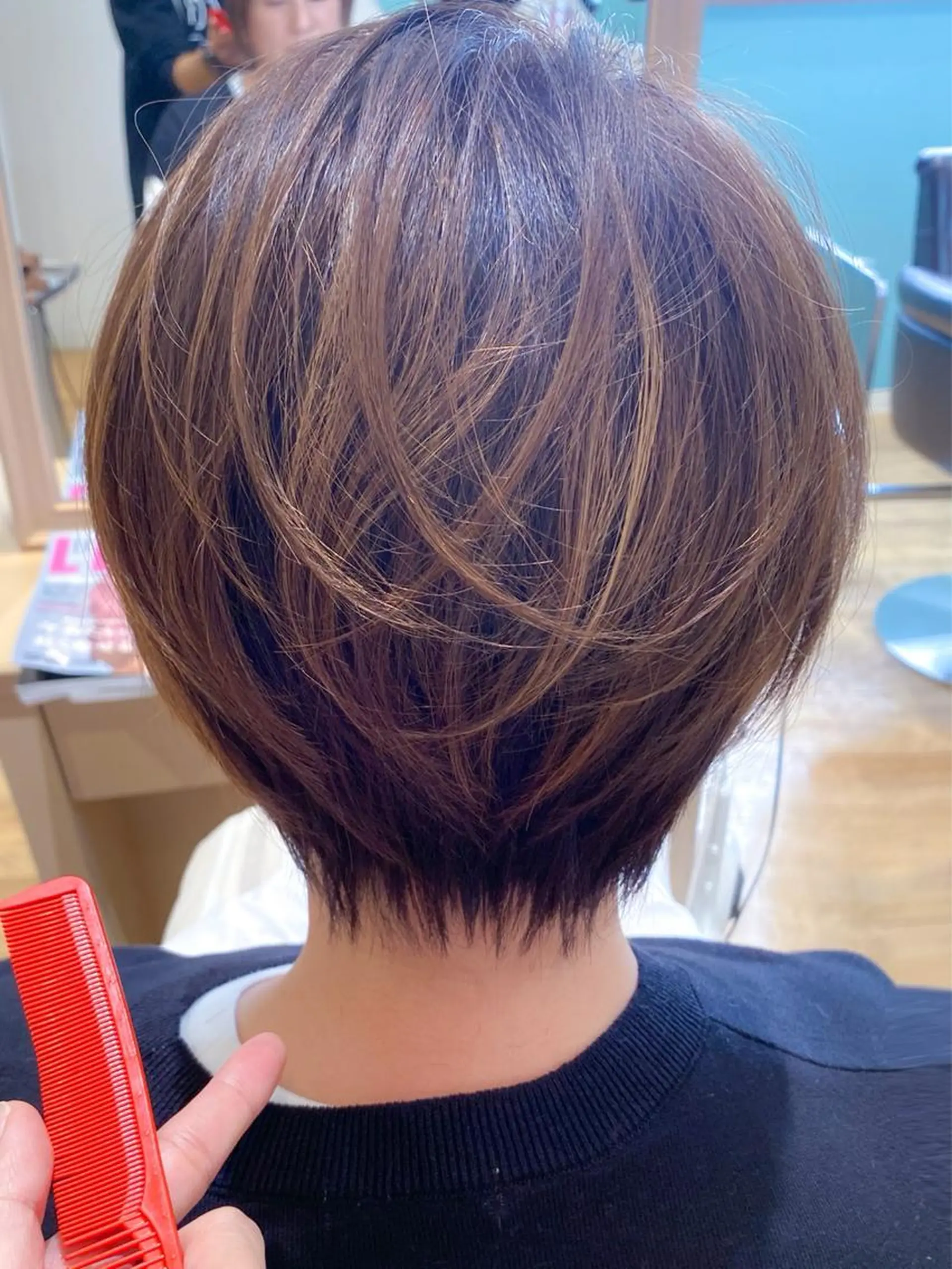 ショート カラー ショートヘア 柳 雄輝のヘアスタイル