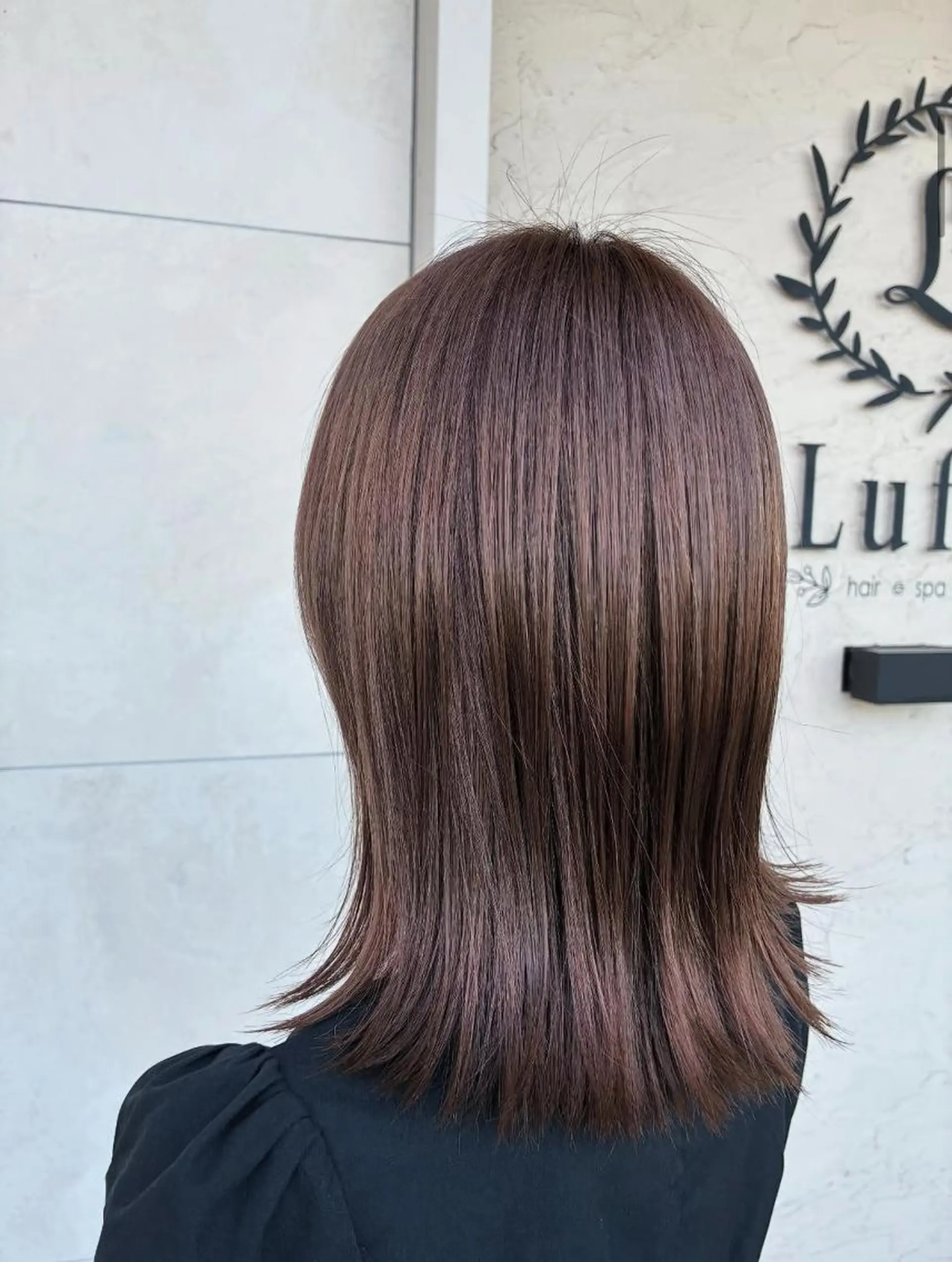 ミディアム カラー レッドカラー ヘアカラー 奥村 大地 ◎カラーが得意ですのヘアスタイル