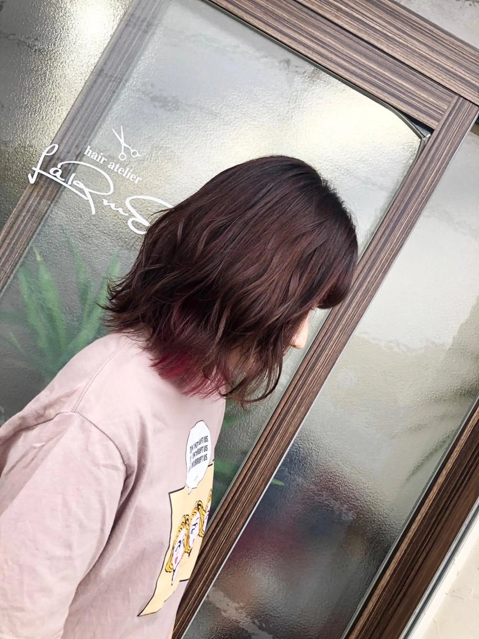 ミディアム カラー ヘアカラー LaRmE Ayumi.のヘアスタイル