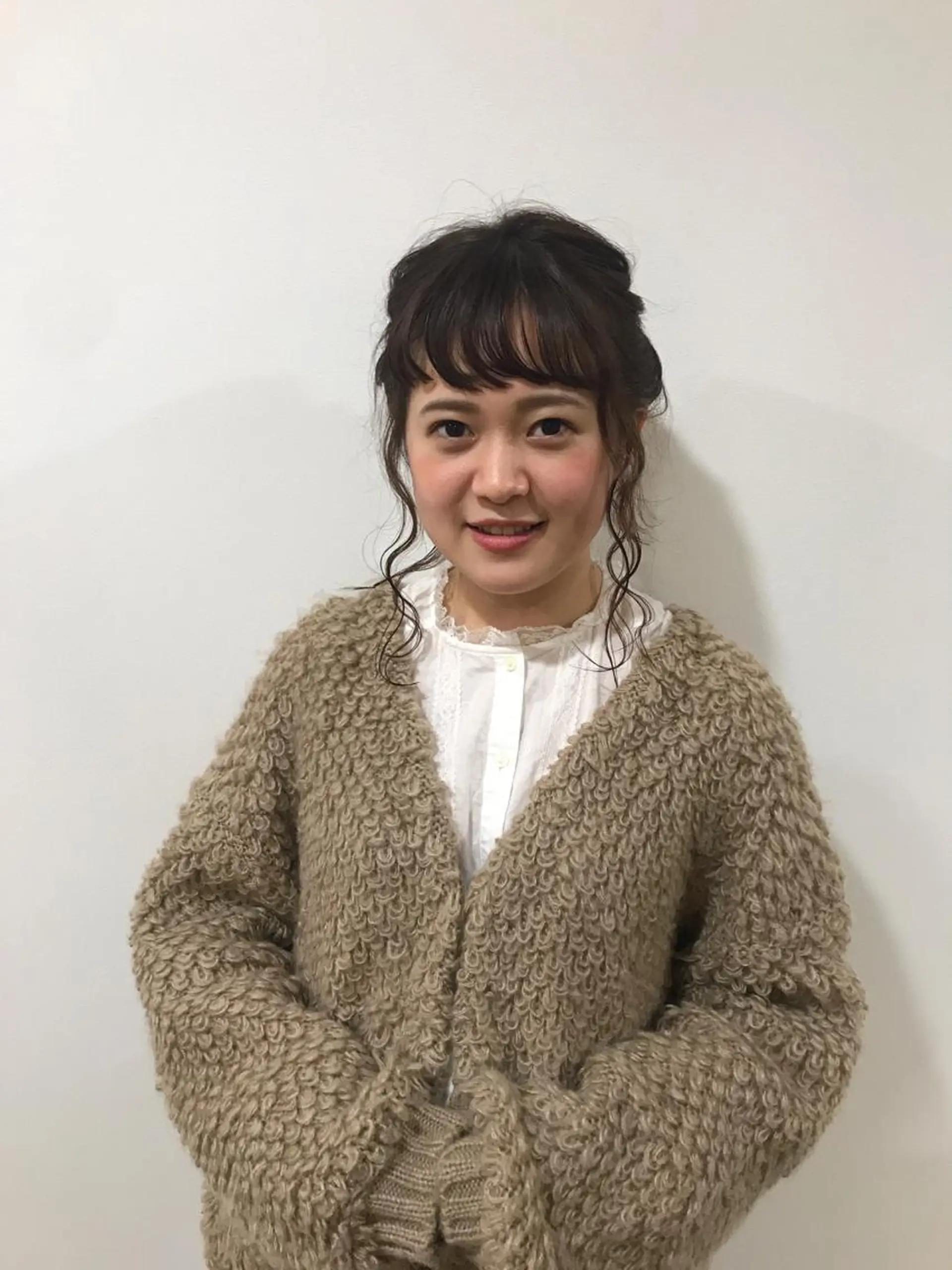 暖色カラー🍊 ボブ🌿顔周りcutのヘアスタイル