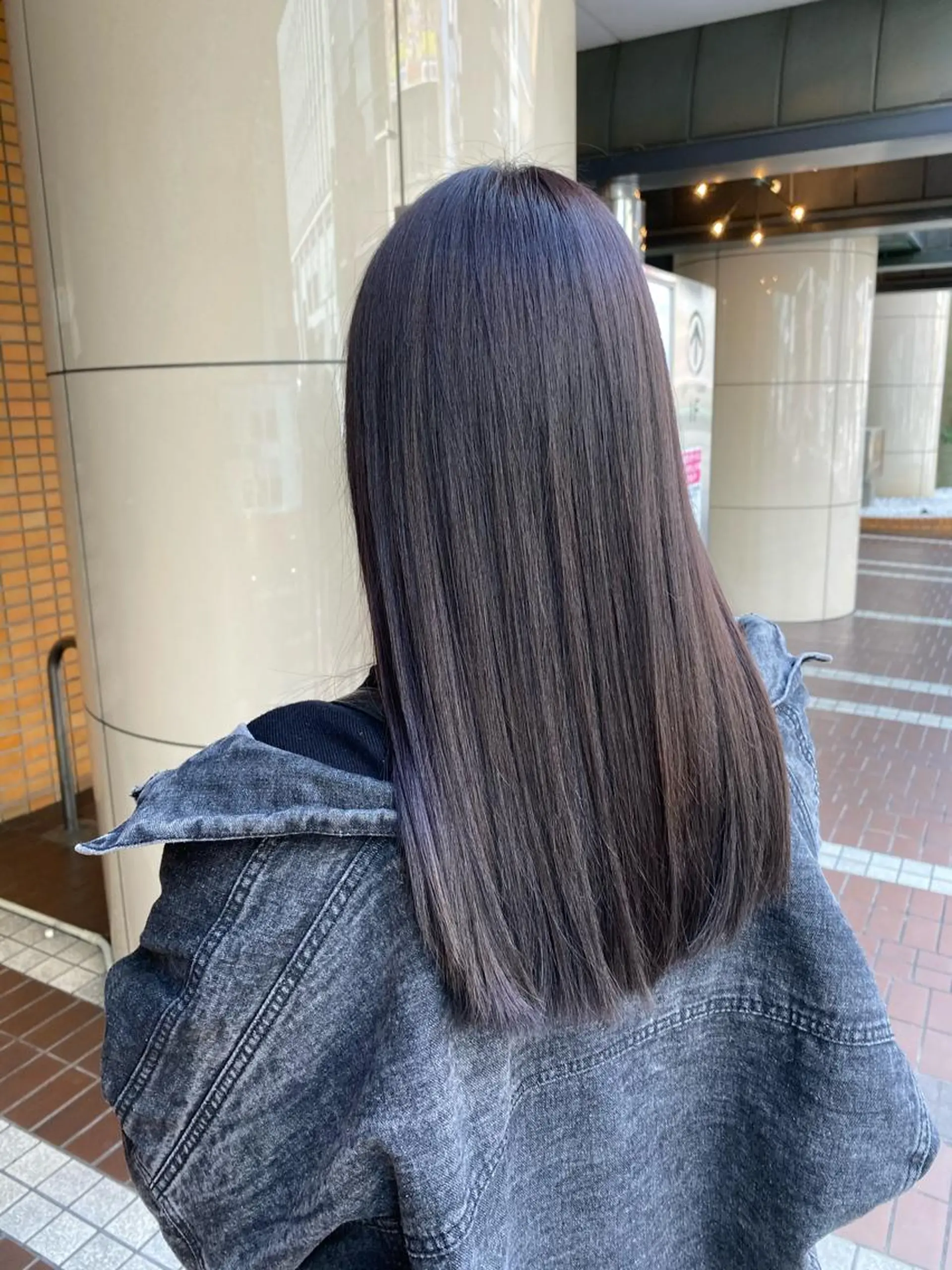 セミロング カット ヘアカラー トリートメント 透明感/ツヤ髪/ さら艶/前田祥汰のヘアスタイル