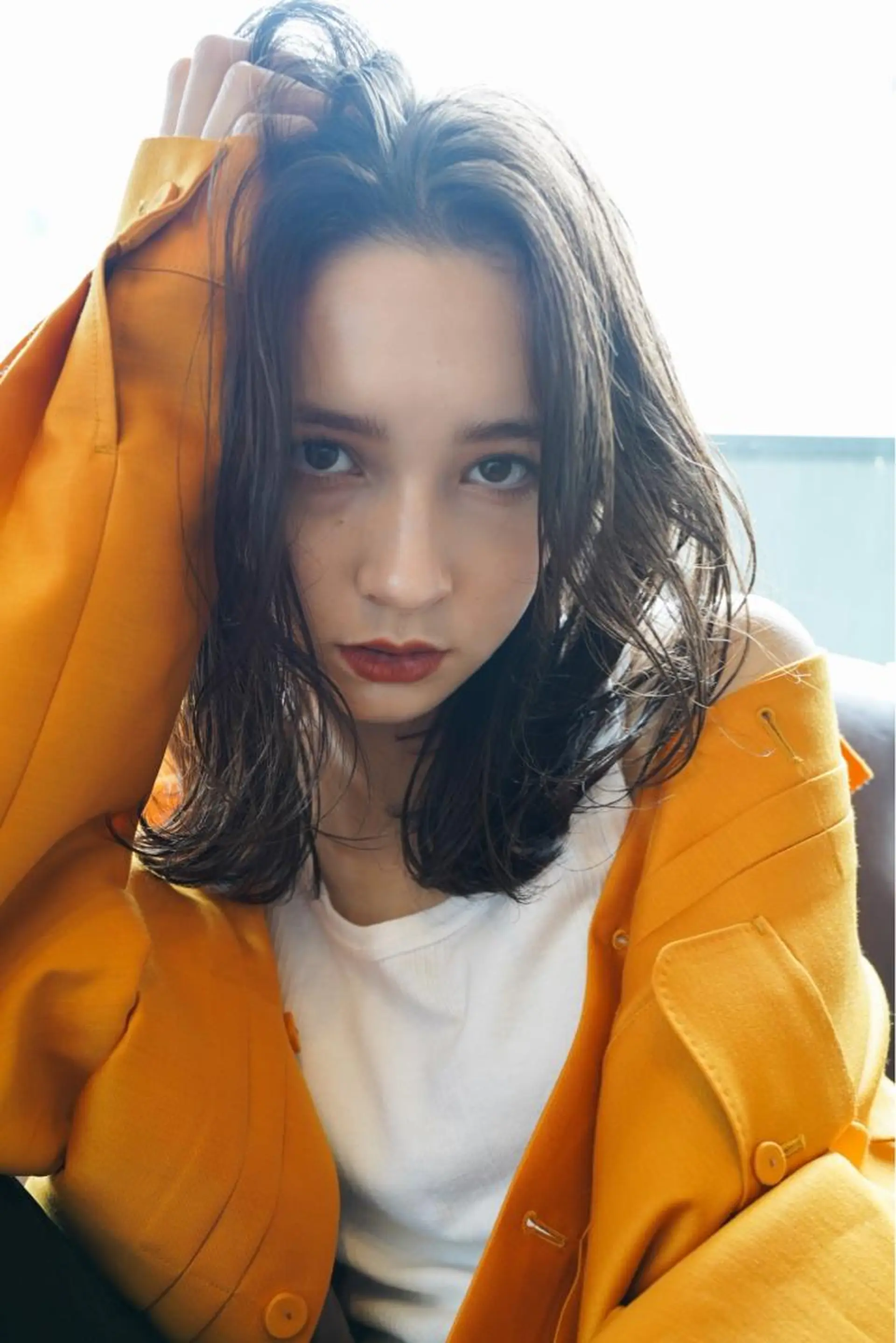 ミディアム SALOWIN 表参道所属・シンカ 表参道のヘアスタイル