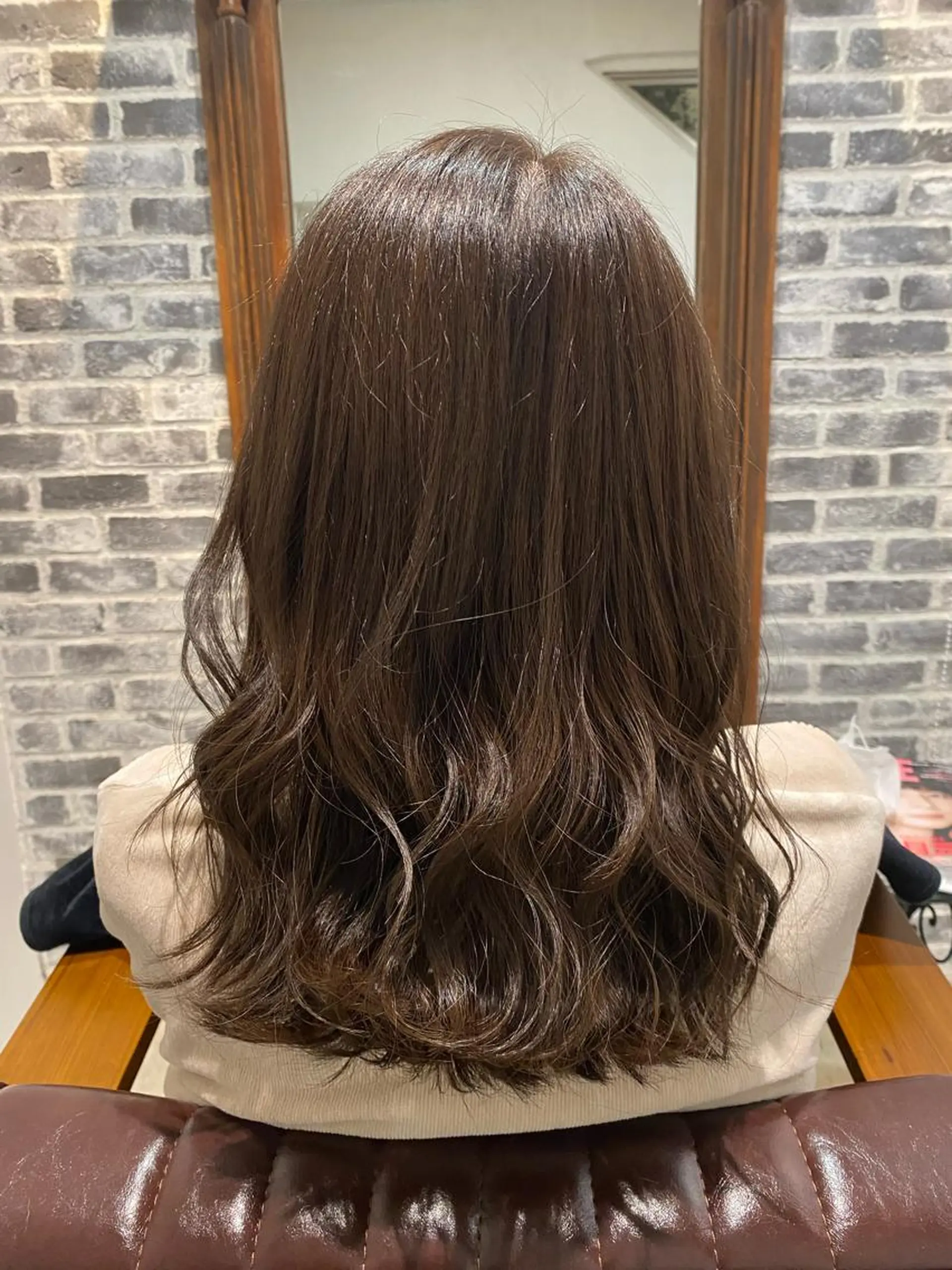 カラー 顔周りカット/透明感 カラー/rioのヘアスタイル