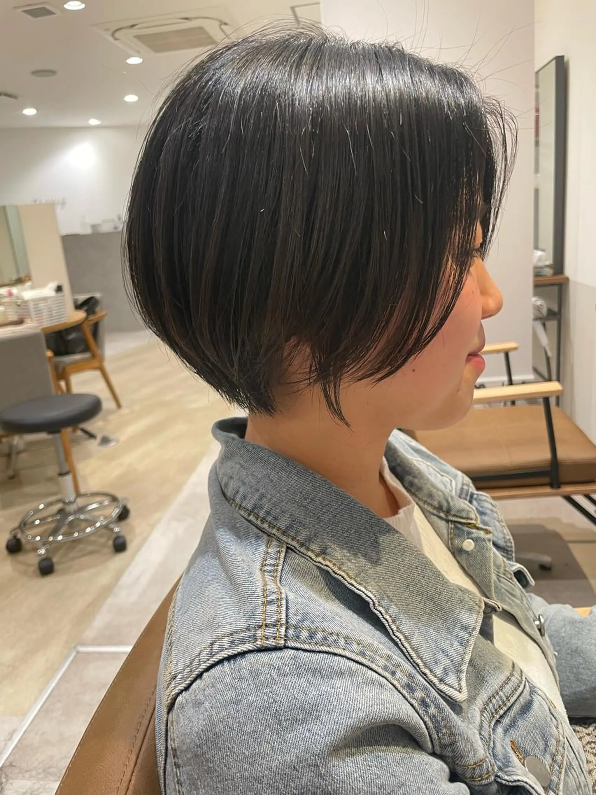 ショート カット トリートメント 髪質改善ストレー ト指名NO.1林駿希のヘアスタイル