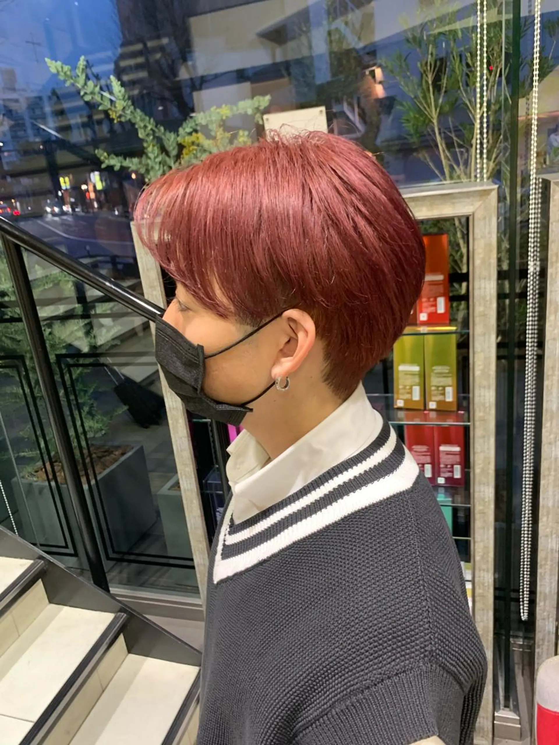 カラー メンズ 海外girl🤎 透明感ベージュmaoのヘアスタイル