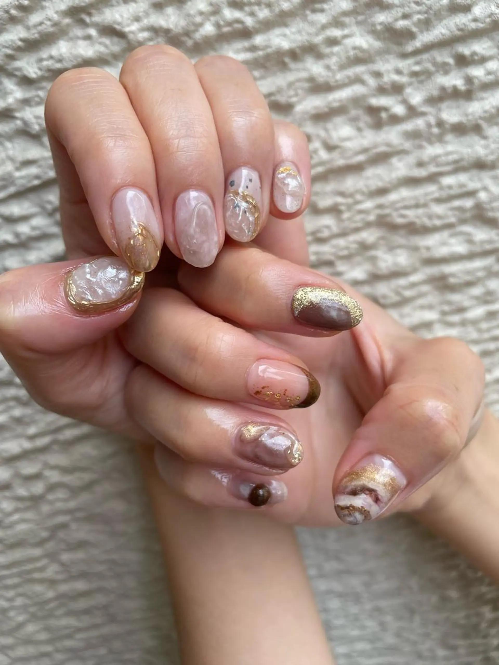 ロング カラー ヘアアレンジ キッズ ネイル マツエク・マツパ アイブロウ 福田 加奈のネイルデザイン