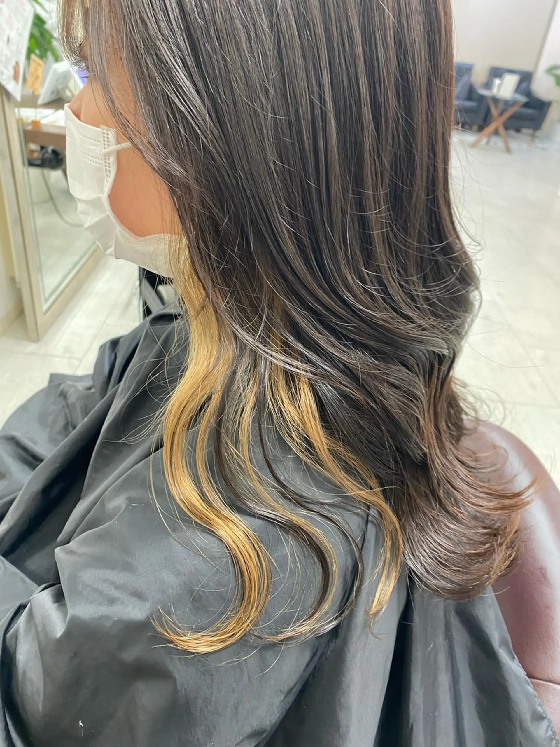 ロング ヘアカラー トリートメント 月野涼風 /レイヤーカットのヘアスタイル