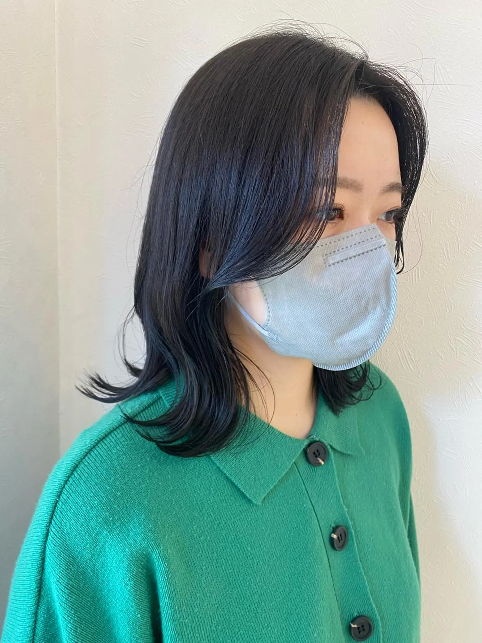 ミディアム 韓国風ヘア Rian大森店所属・🌷奥村 美由紀🌷のヘアスタイル