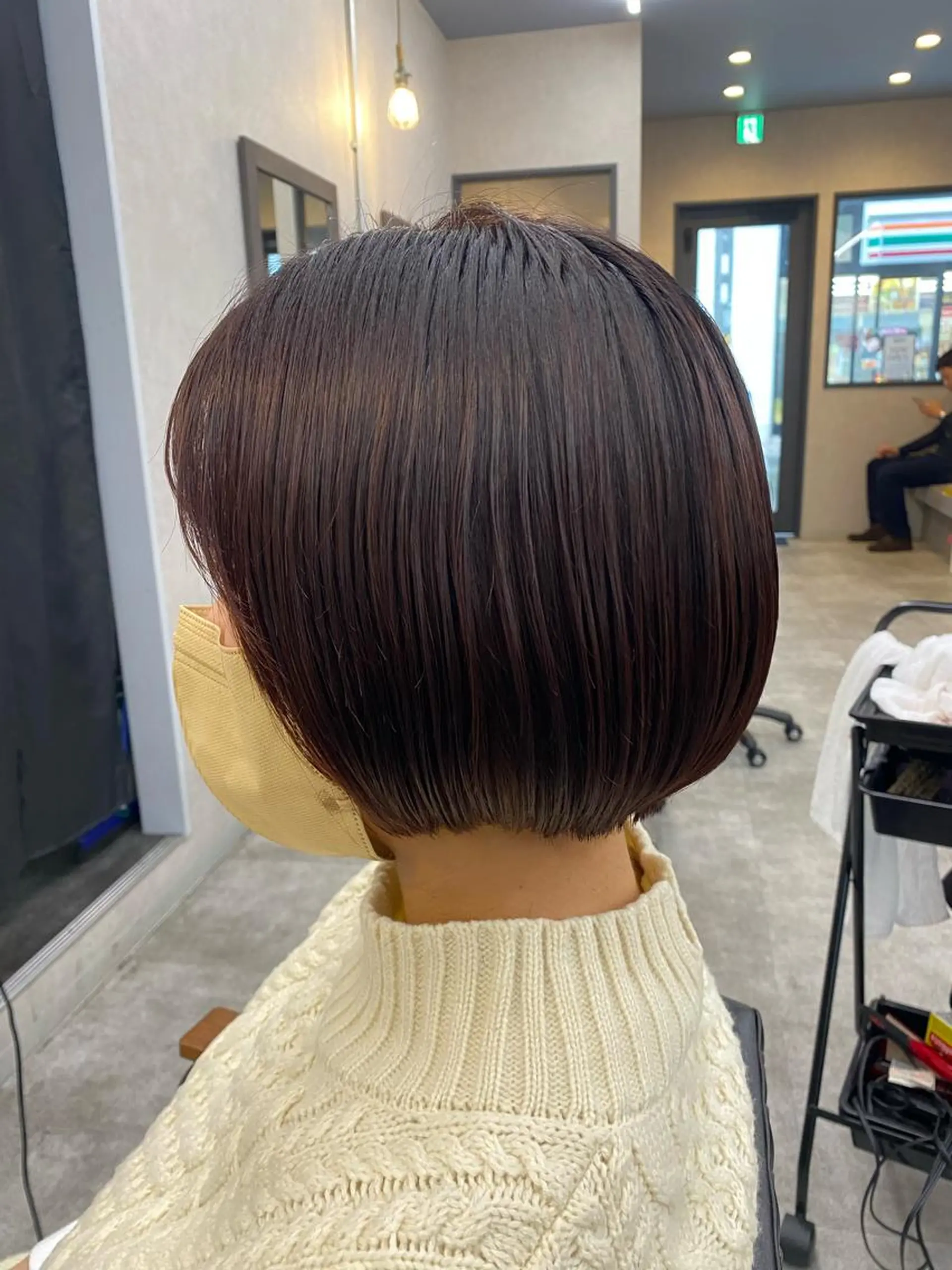 ショート カラー ボブ 髪質改善 ショートヘア トリートメント tetote天王寺店所属・SHOTA 大人ショートのヘアスタイル