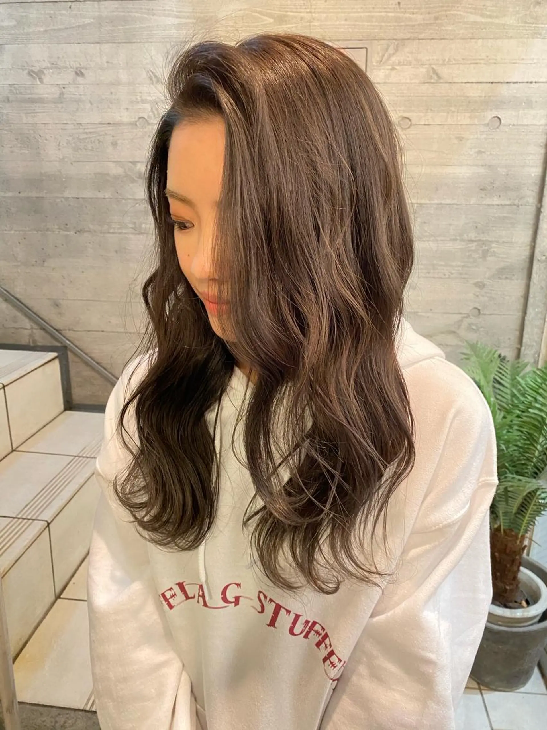 ロング カラー 平成ギャル×韓国 mix💖MIKUのヘアスタイル