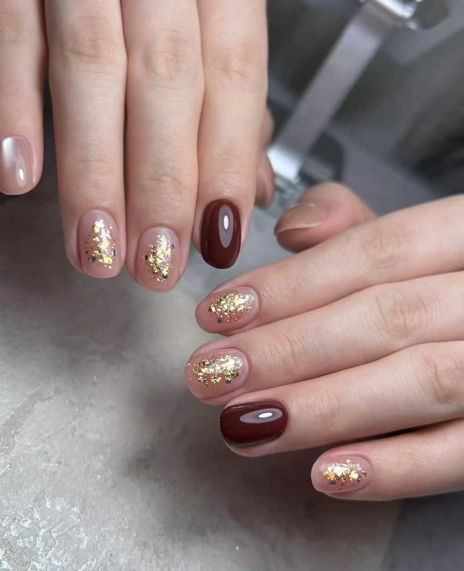 ネイル ジェルネイル 韓国ネイル 持ち込み パラジェル ワンホンネイル ハンドネイル ハンドケア Hana Bloom Nail💜Akiのネイルデザイン