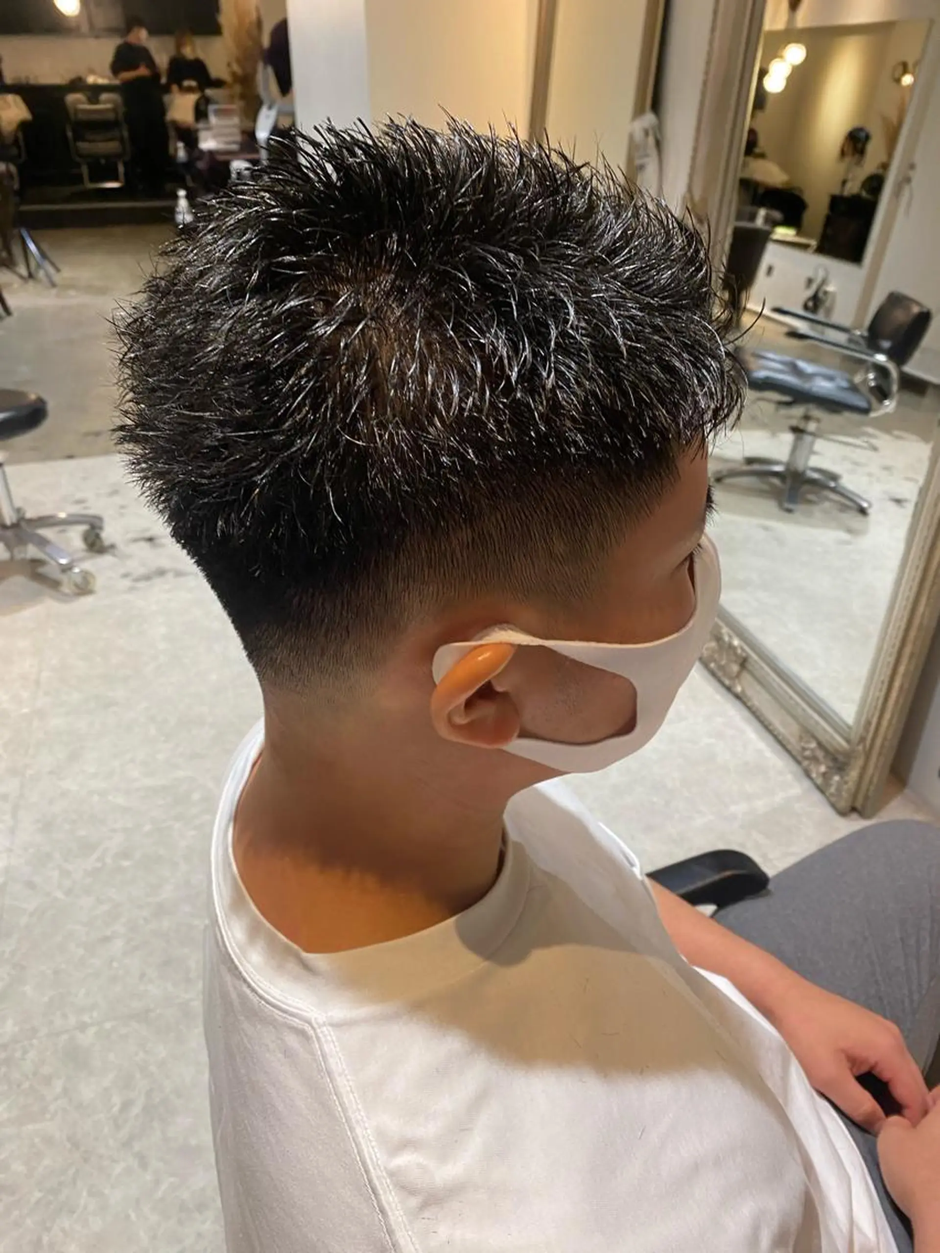 ショート バレイヤージュ職人 🔥代表YU-SHIのヘアスタイル