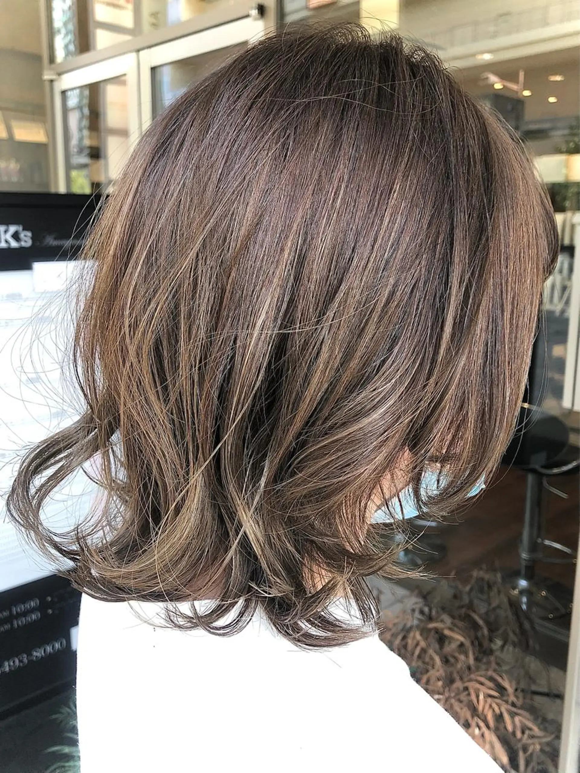 ミディアム カラー カット ヘアカラー 縮毛矯正 トリートメント ニシダヒカリ🌙 髪質改善×似合わせのヘアスタイル