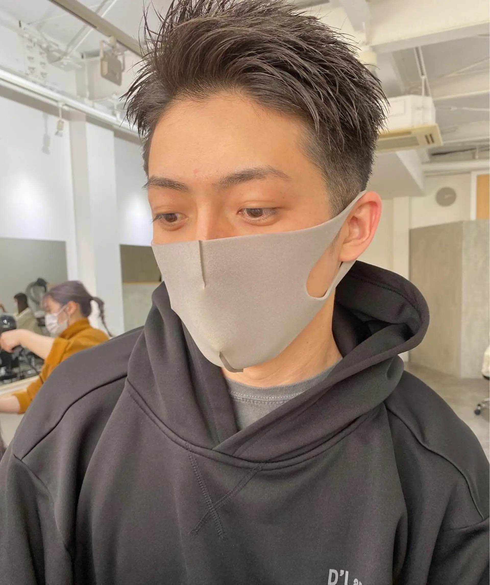 ショート カット 森貴裕/ベージュ/ パーマ/オリーブのヘアスタイル