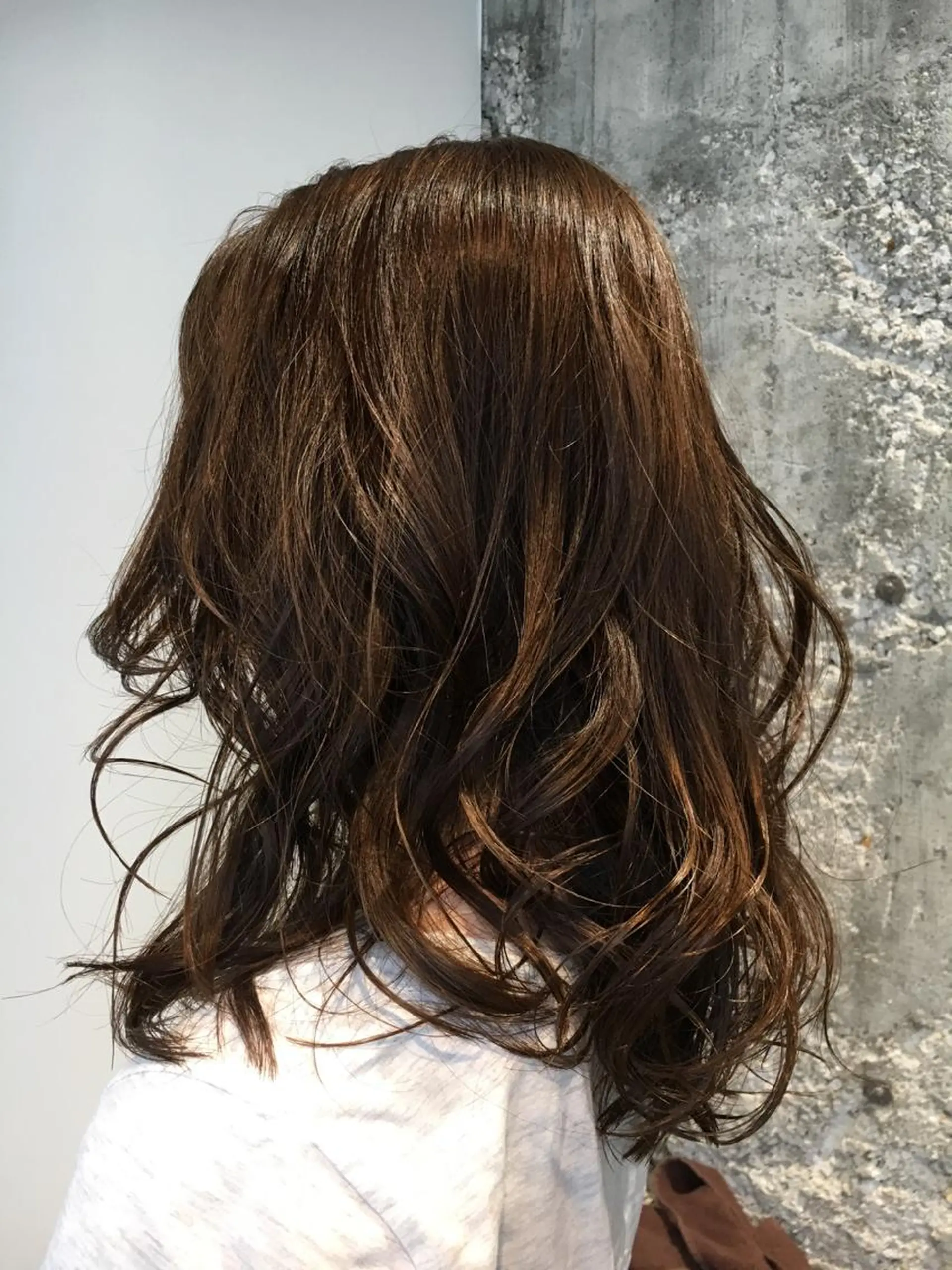 セミロング カラー カット ヘアカラー トリートメント 髪質改善ULTOWA ✨松井　美幸のヘアスタイル