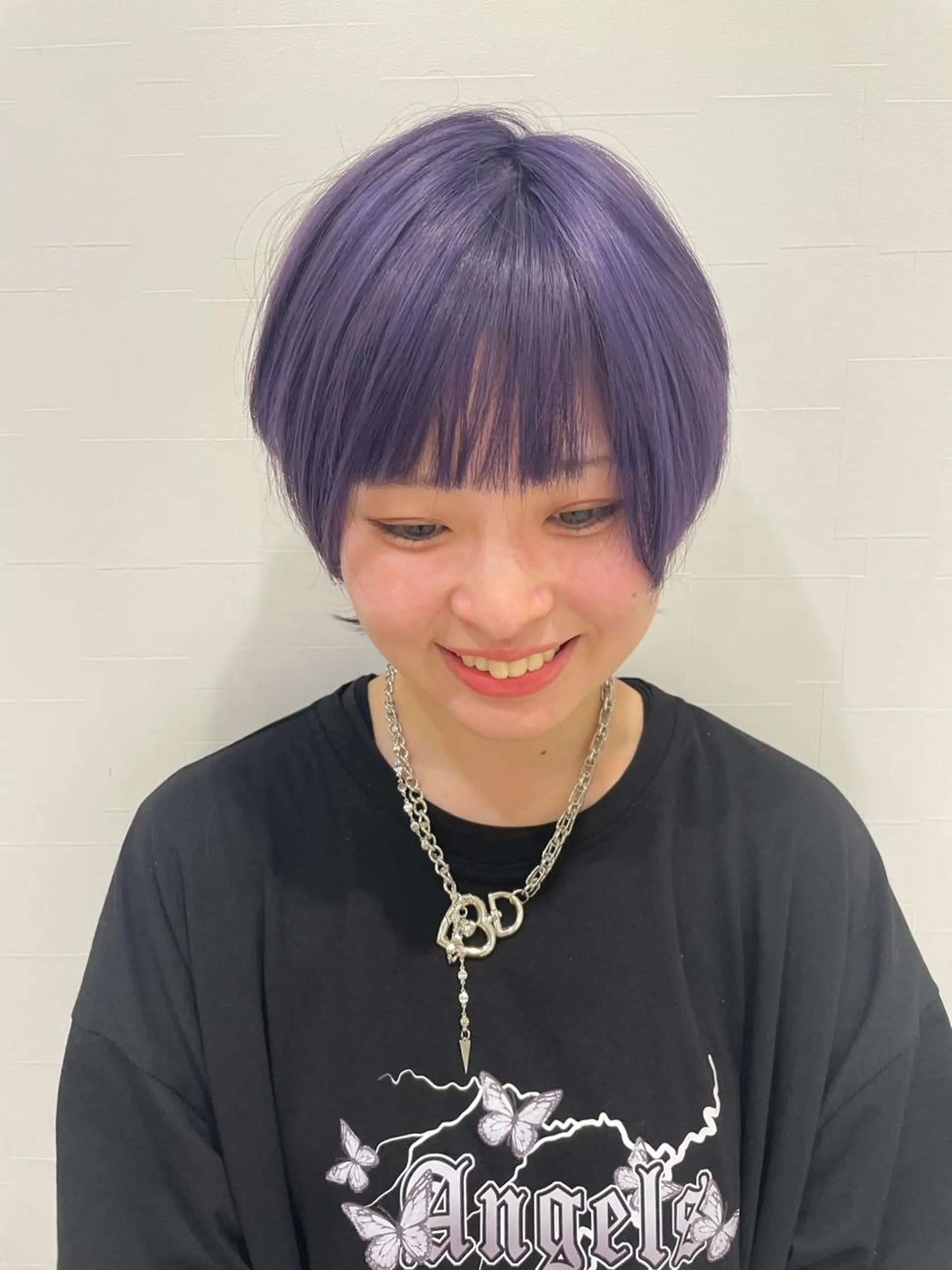 ショート カラー ヘアアレンジ 薬院浄水通/ショート /ボブ/rukaのヘアスタイル