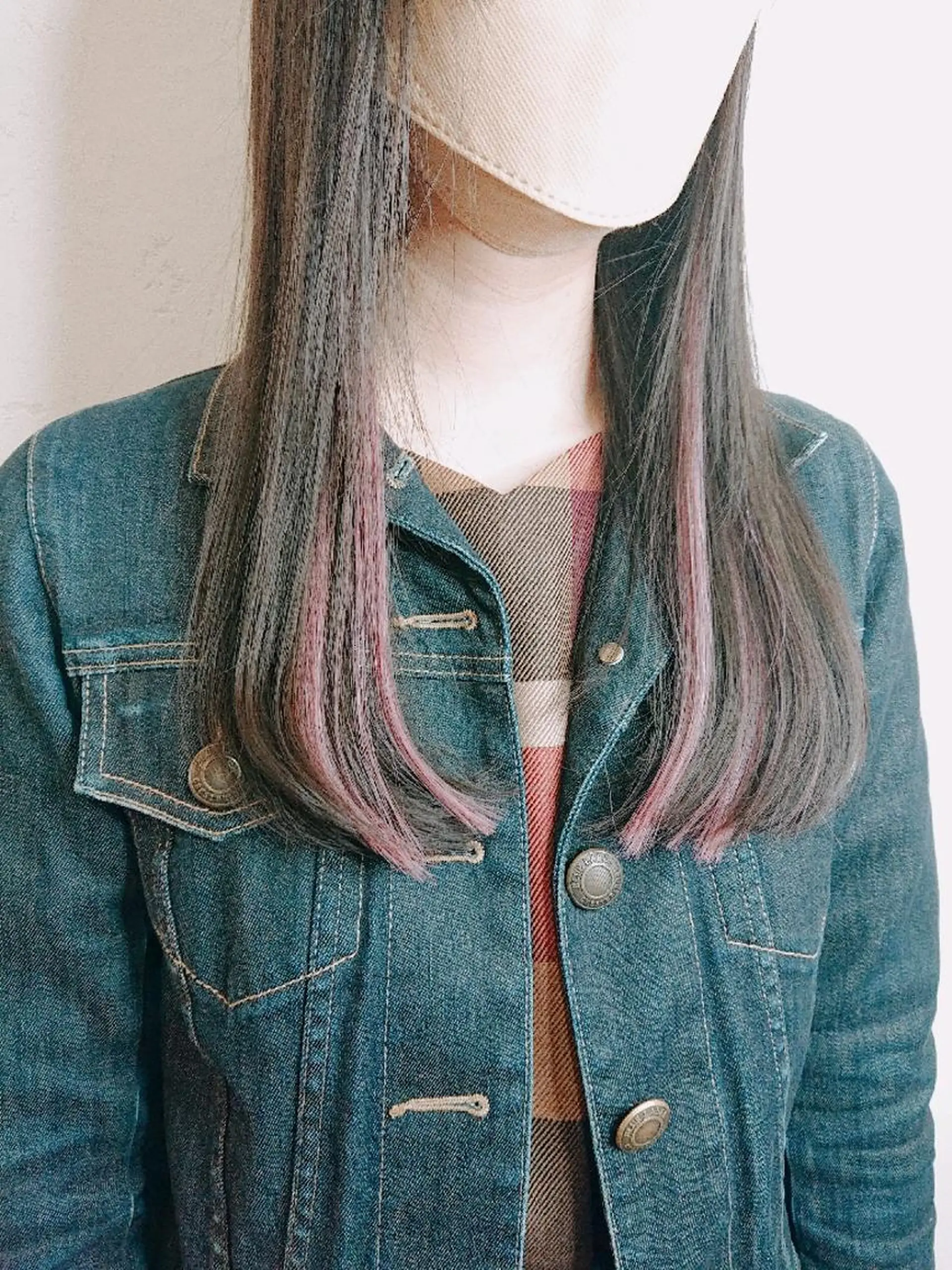 セミロング カラー シールエクステ エクステ カット エクステ ELLE salon /ayakaのヘアスタイル