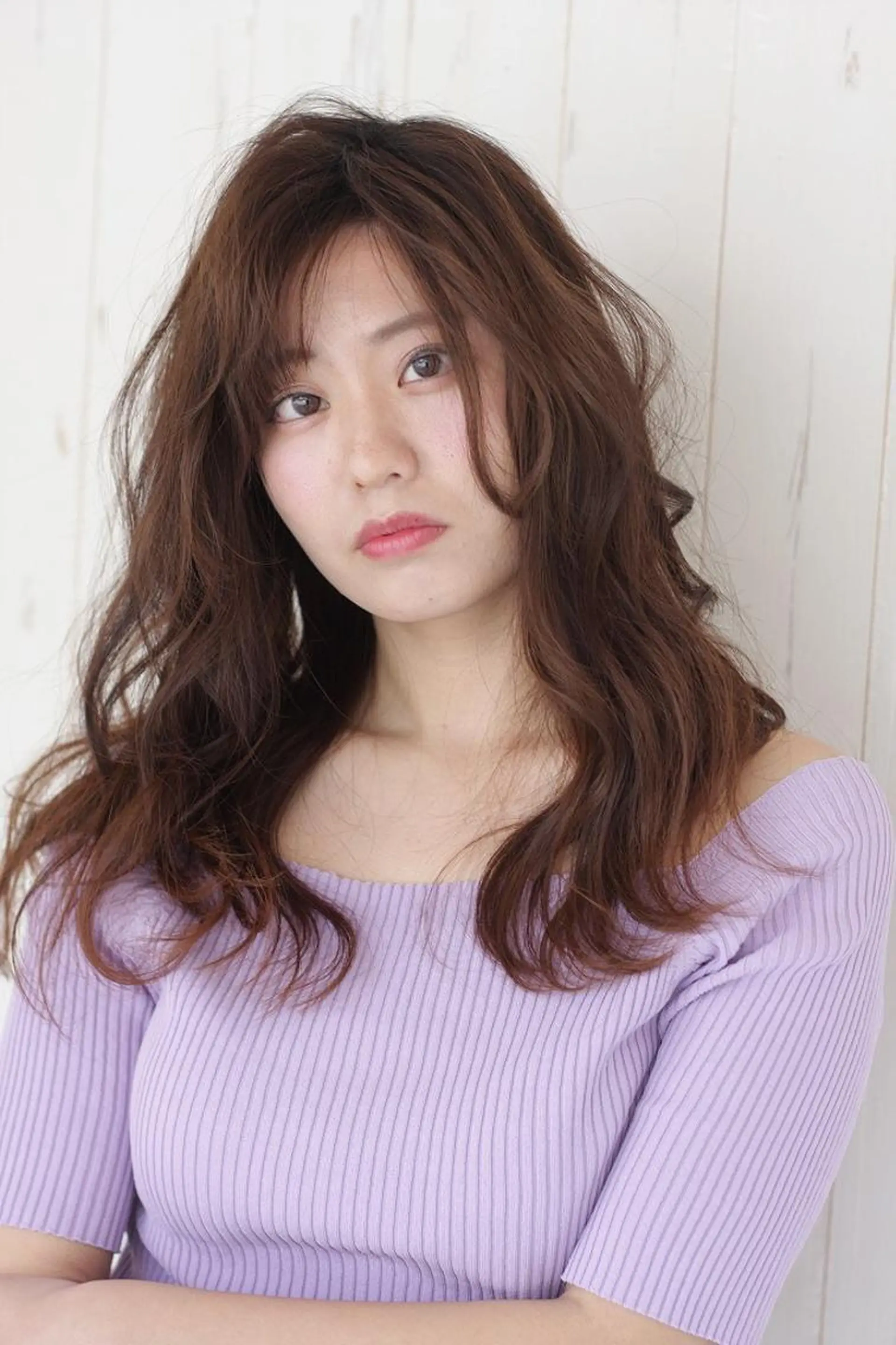 セミロング カット ヘアカラー 髪質改善/ハイライト 小林秀樹のヘアスタイル