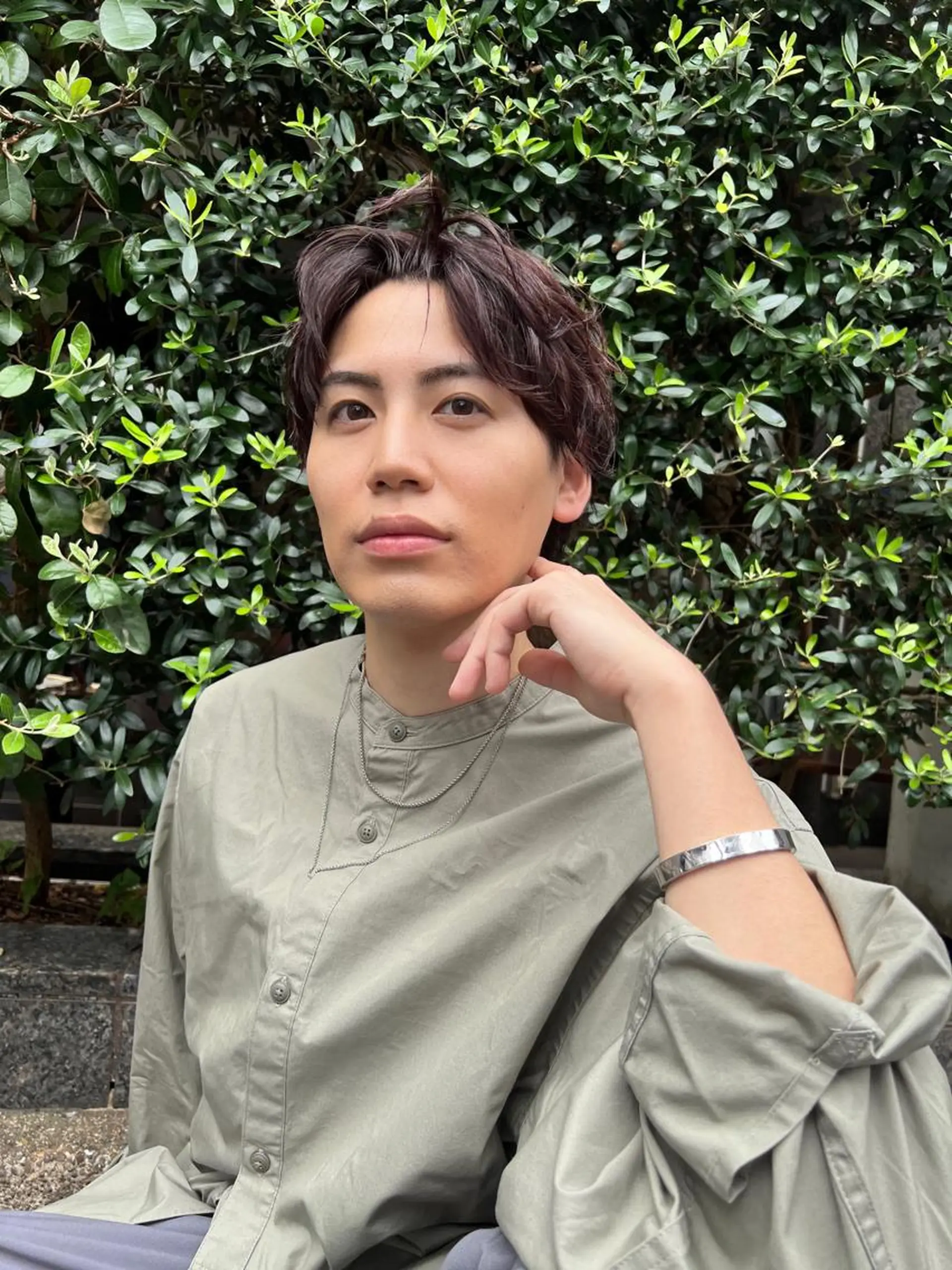 カラー パーマ メンズ YUMA/レイヤー/ 似合わせ/パーマのヘアスタイル