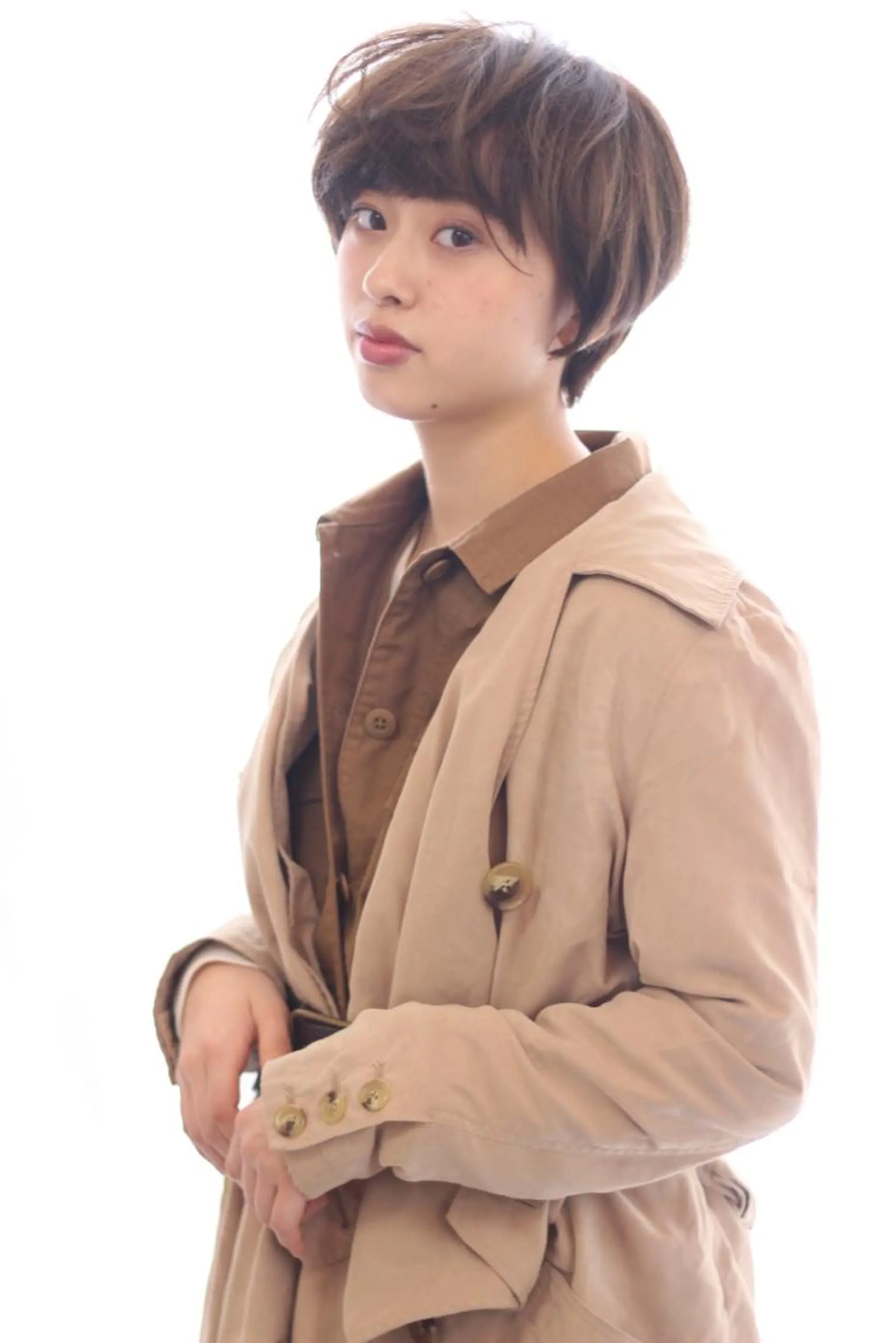 ショート カラー パーマ ショートヘア toi【トワ】所属・安達 俊亮のヘアスタイル